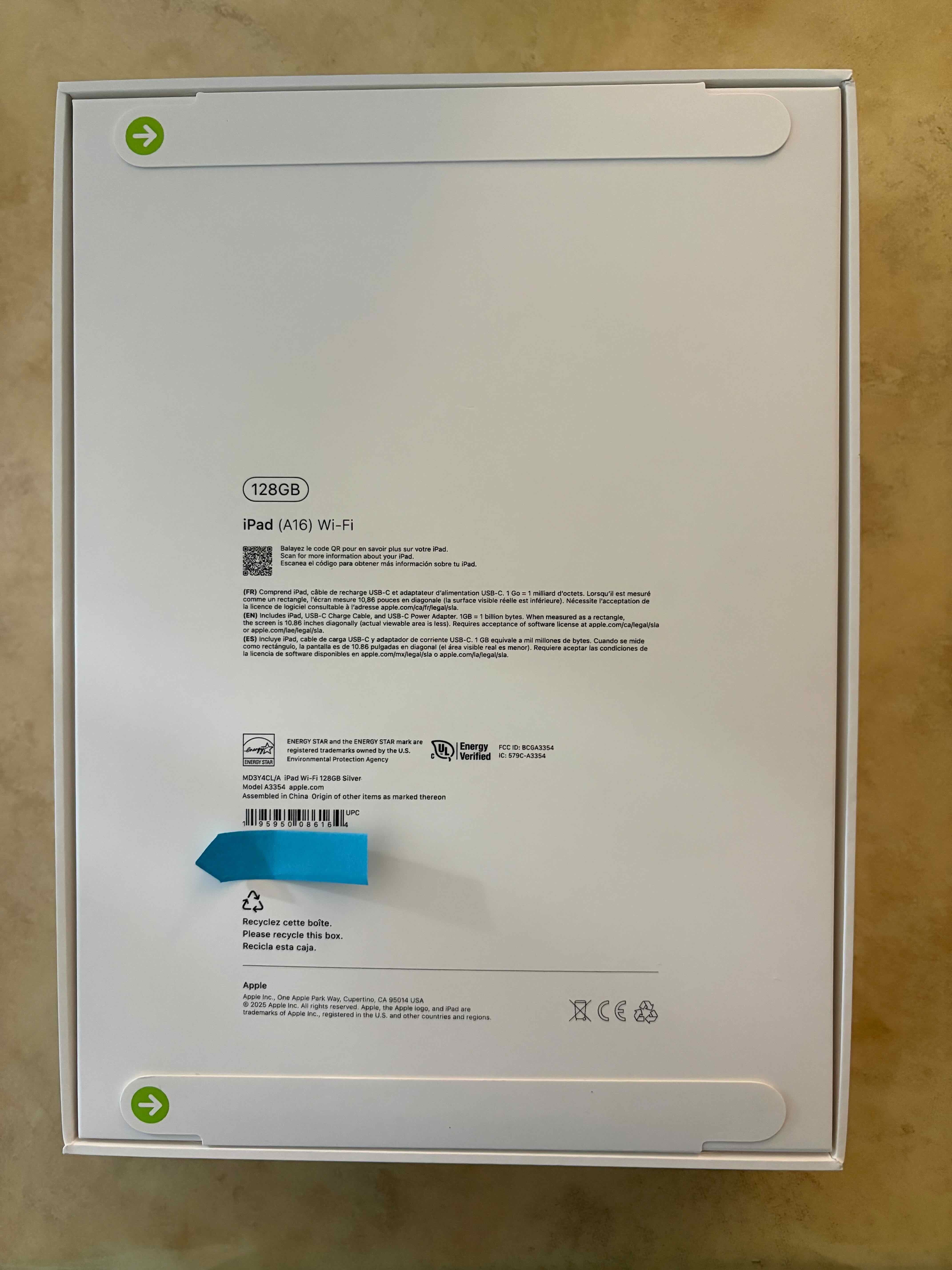 Unopened 2025 iPad 11th Gen - photo 2