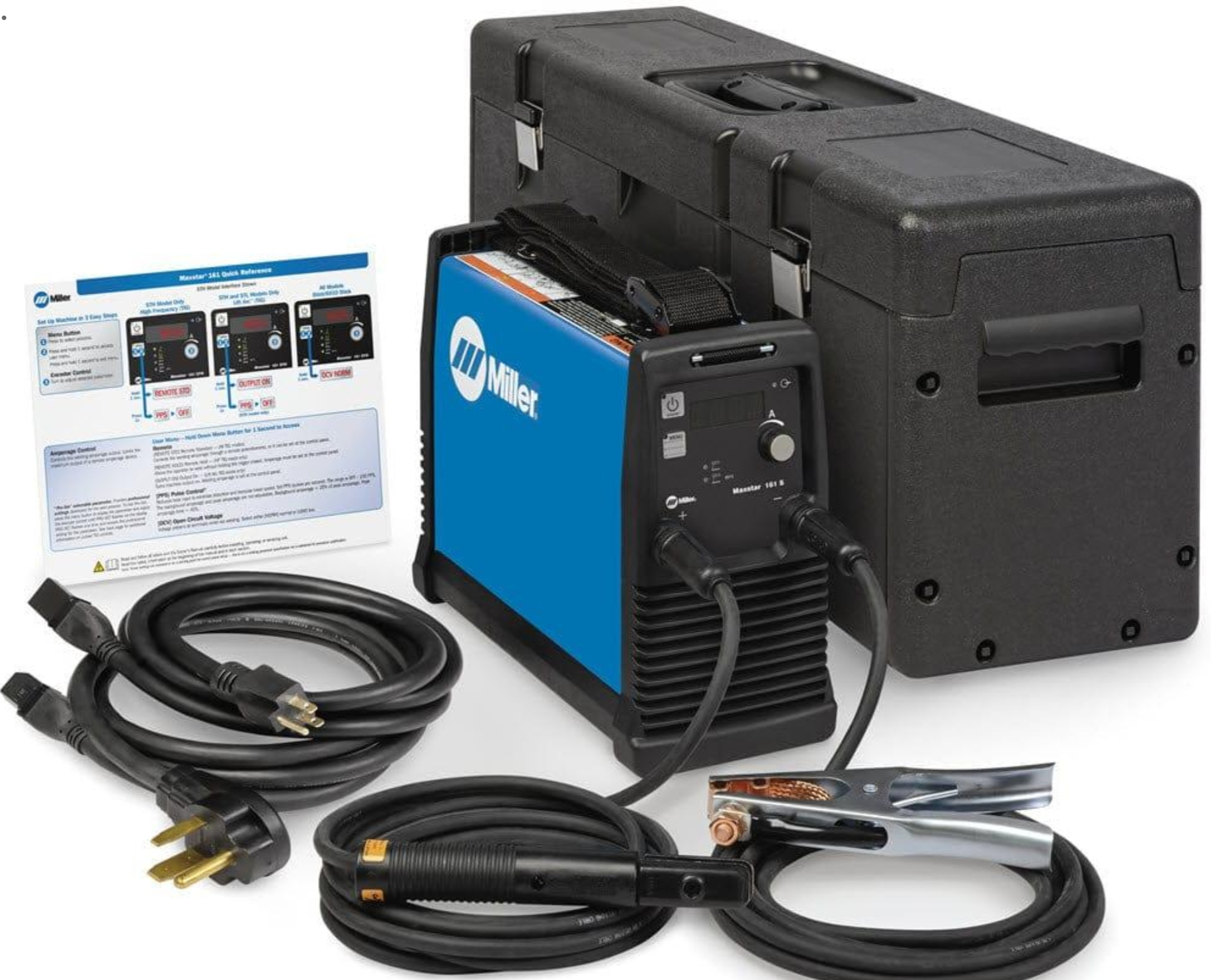 Miller Maxstar 161 S DC Stick Welder w/ X-CASE & Leads New