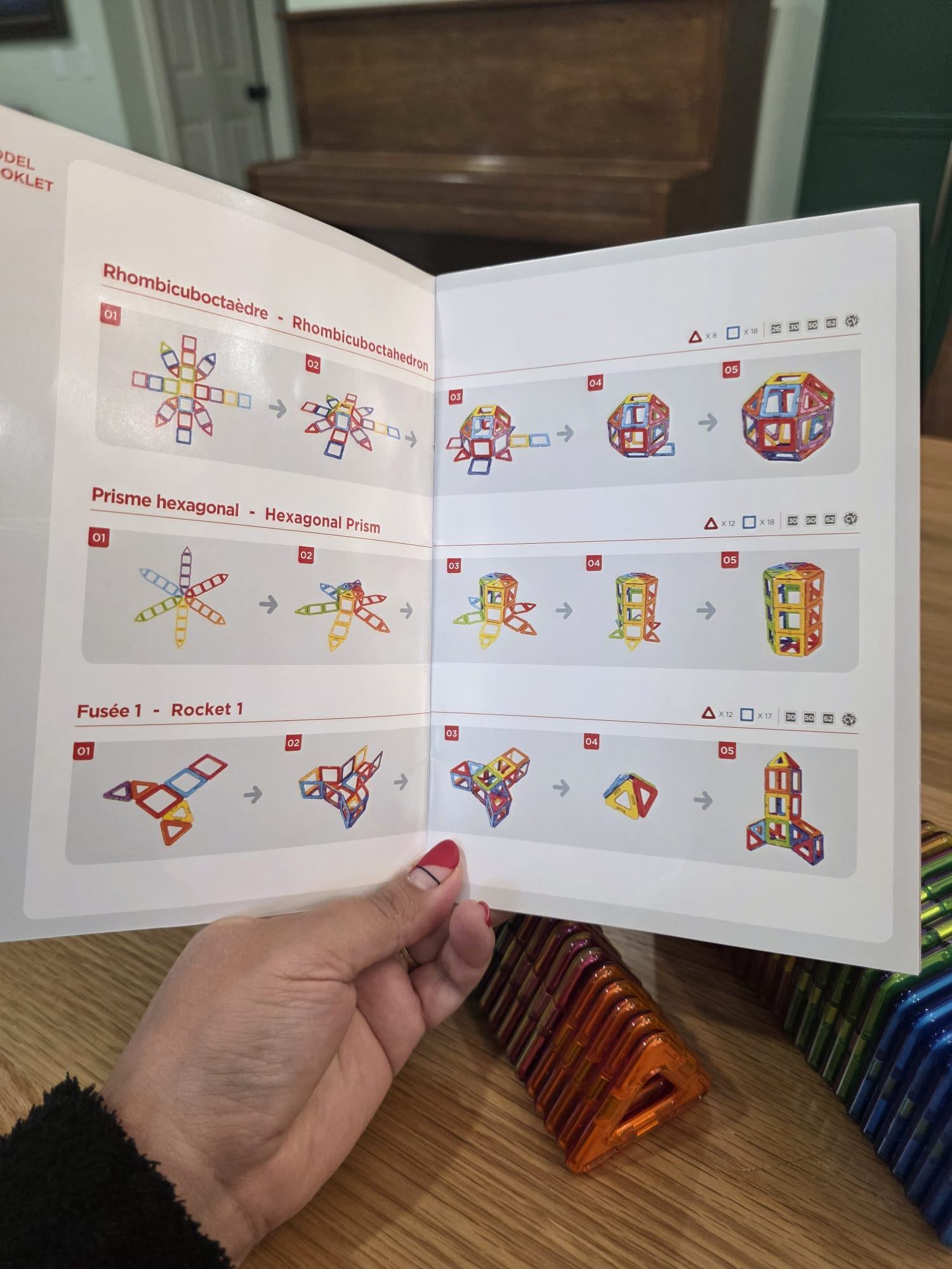 Magformers Magnetic Building Set (43 Pieces) + Booklet - photo 4