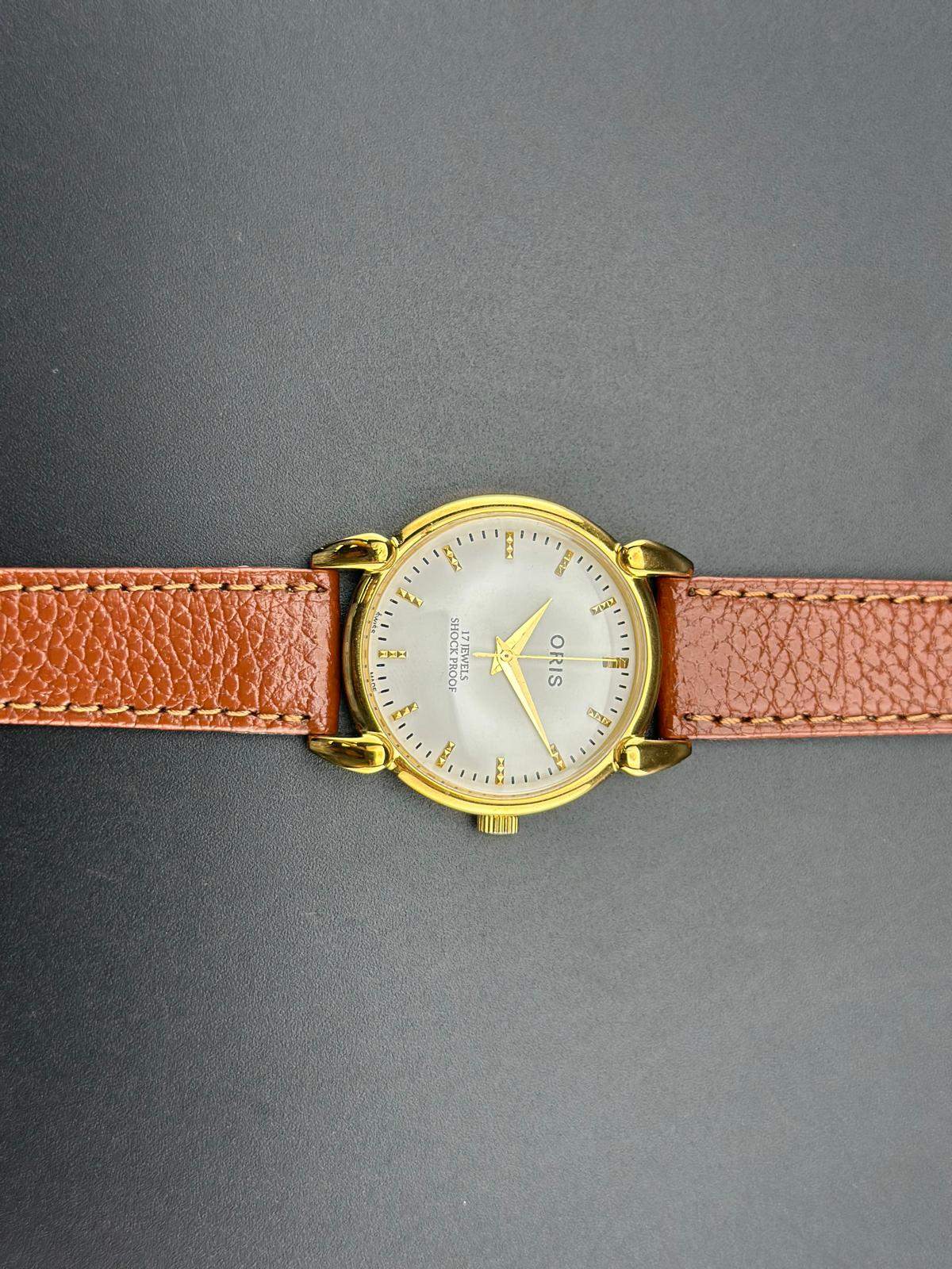 Vintage Oris Swiss ST-96 Hand Wind Mechanical Men's Watch - photo 4