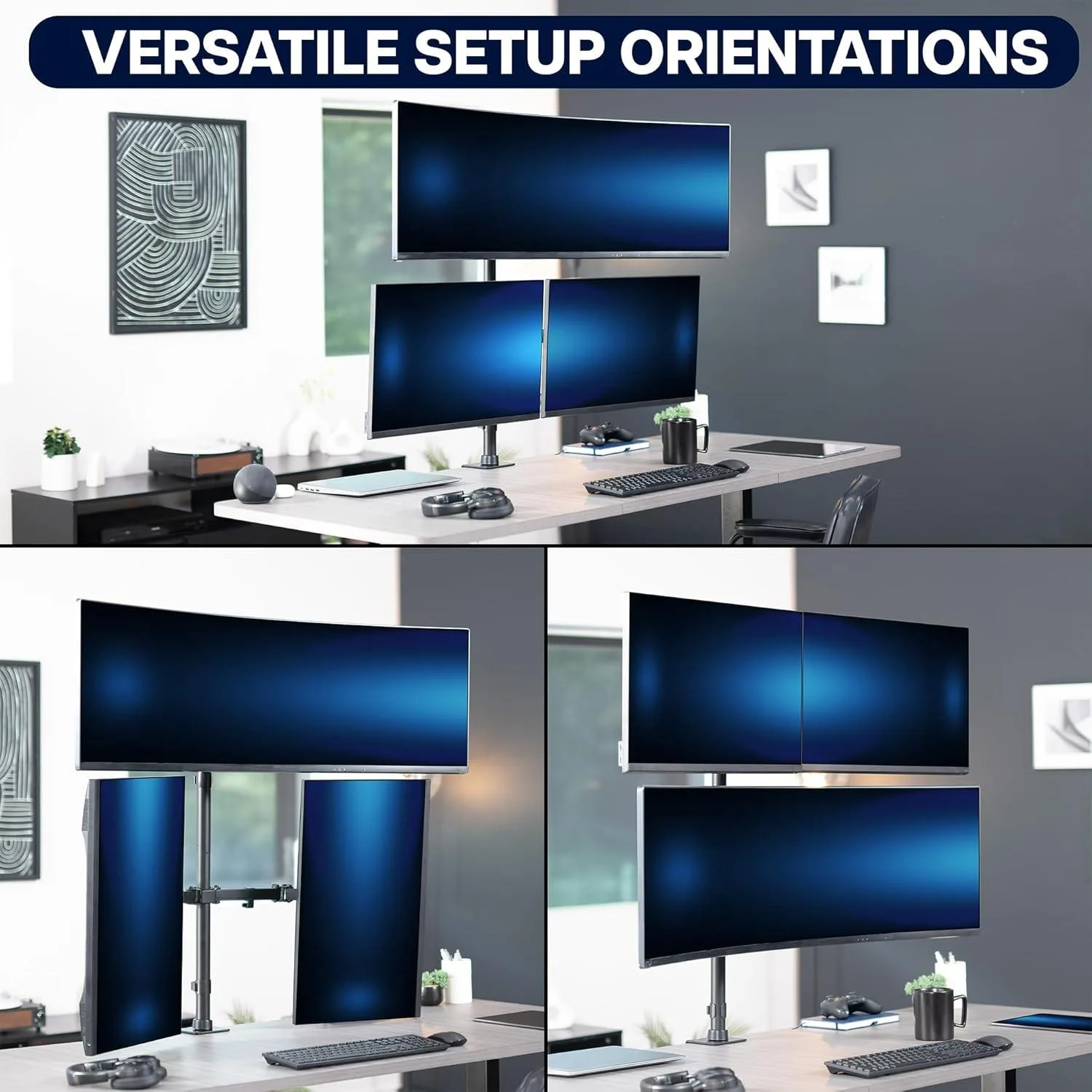 New VIVO Triple Monitor Extra Tall Desk Mount - photo 2