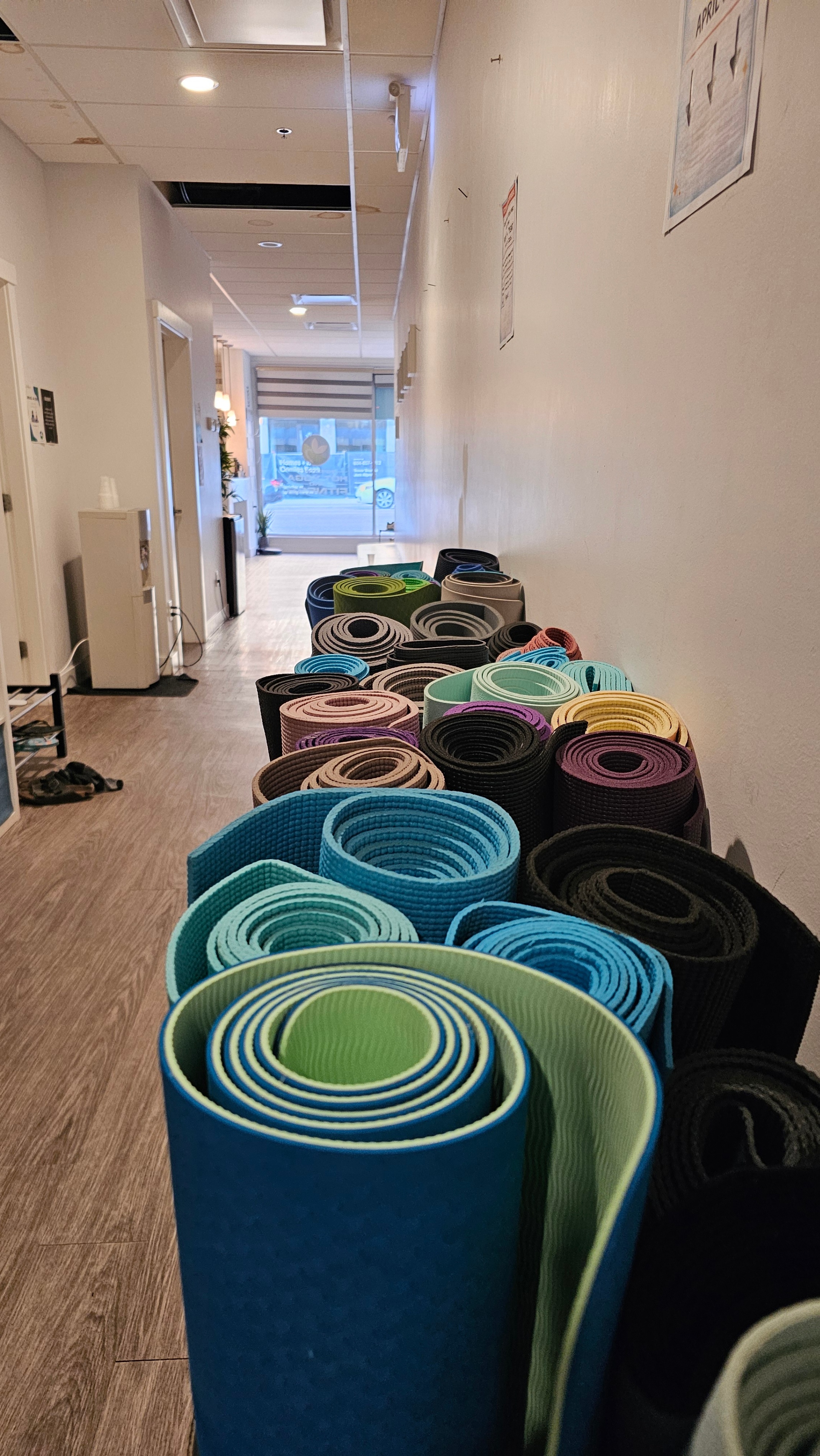 24 Used Yoga Mats Studio Lot $169 Takes All - photo 2