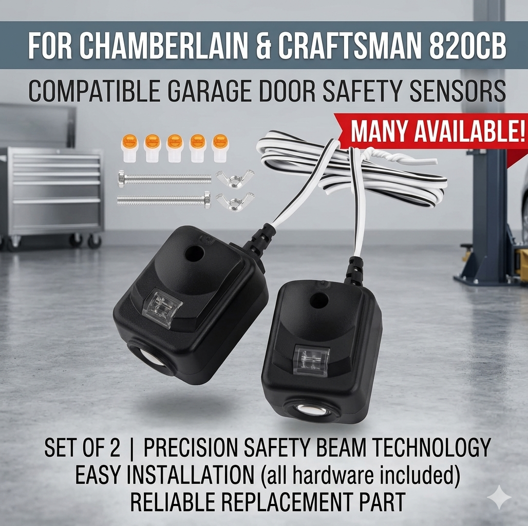 Chamberlain or Craftsman 820CB GARAGE DOOR SAFETY SENSORS
