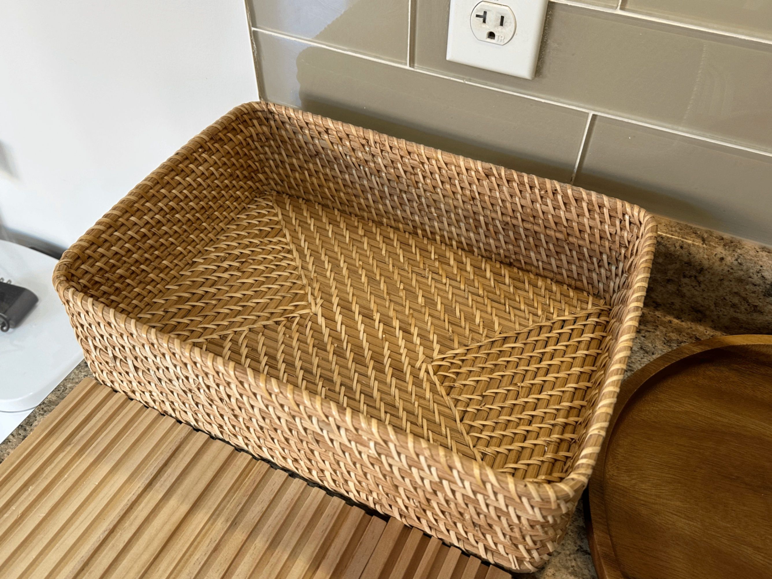 Wooden trays and Muji Basket - photo 5
