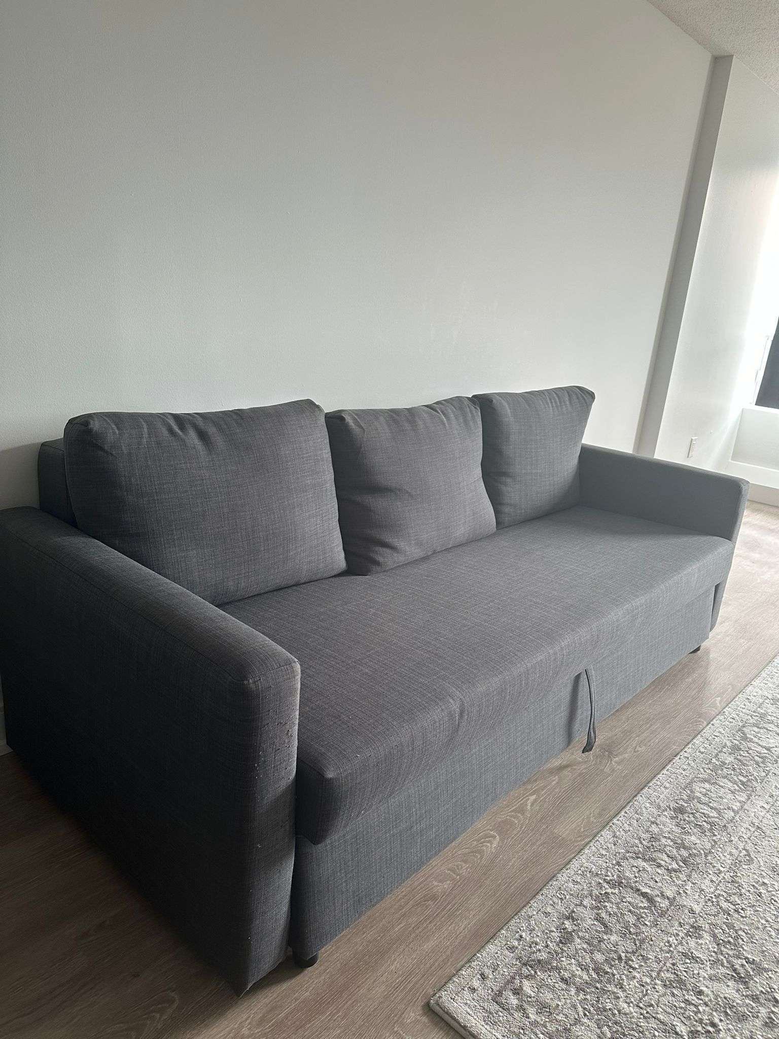 Sofa-Bed Grey Couch -Ikea - photo 2