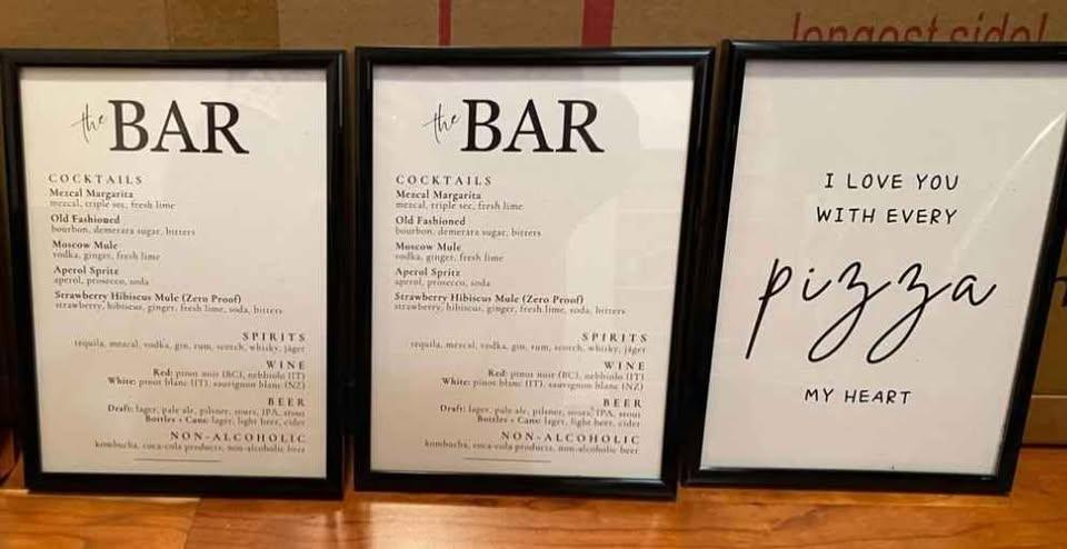 3 5x7 black frames
