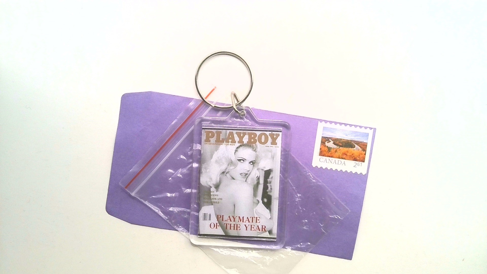 ANNA NICOLE SMITH ( PLAYBOY MAGAZINE KEY CHAIN ) FREE SHIPPING