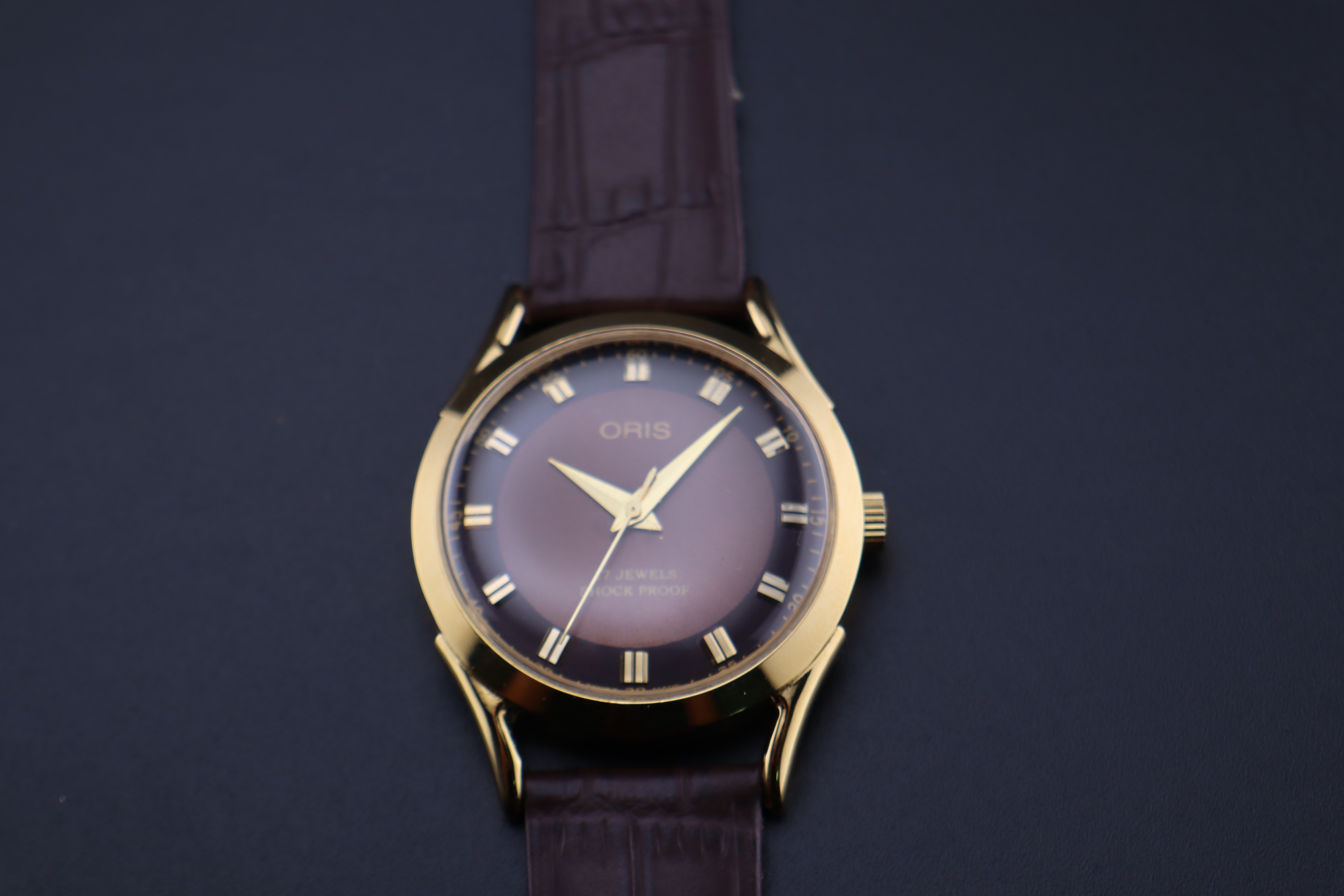 Vintage Oris Swiss ST-96 Hand Wind Mechanical Men's Watch