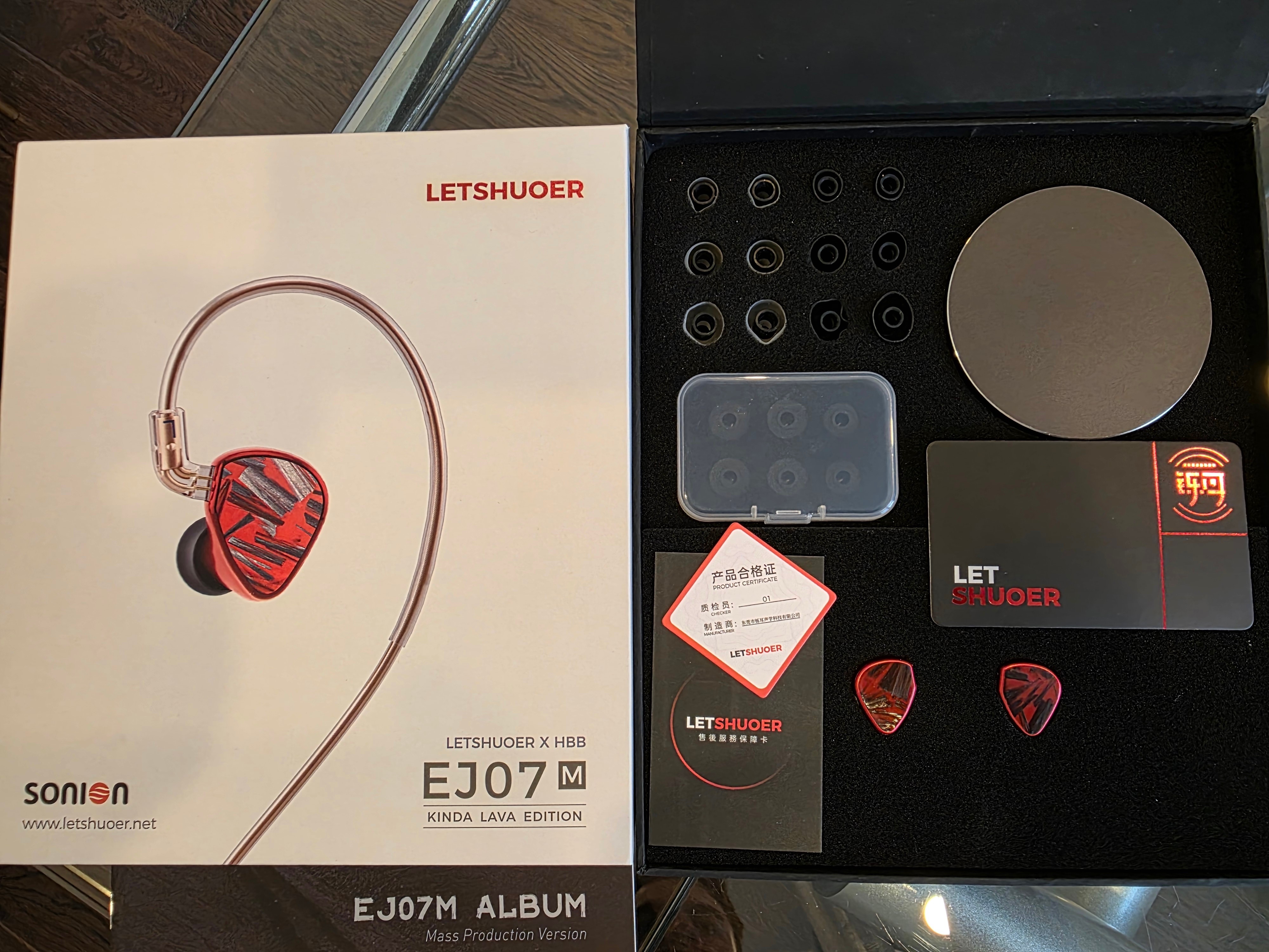 Shuoer EJ07M Kinda Lava IEMs – Perfect condition - photo 2