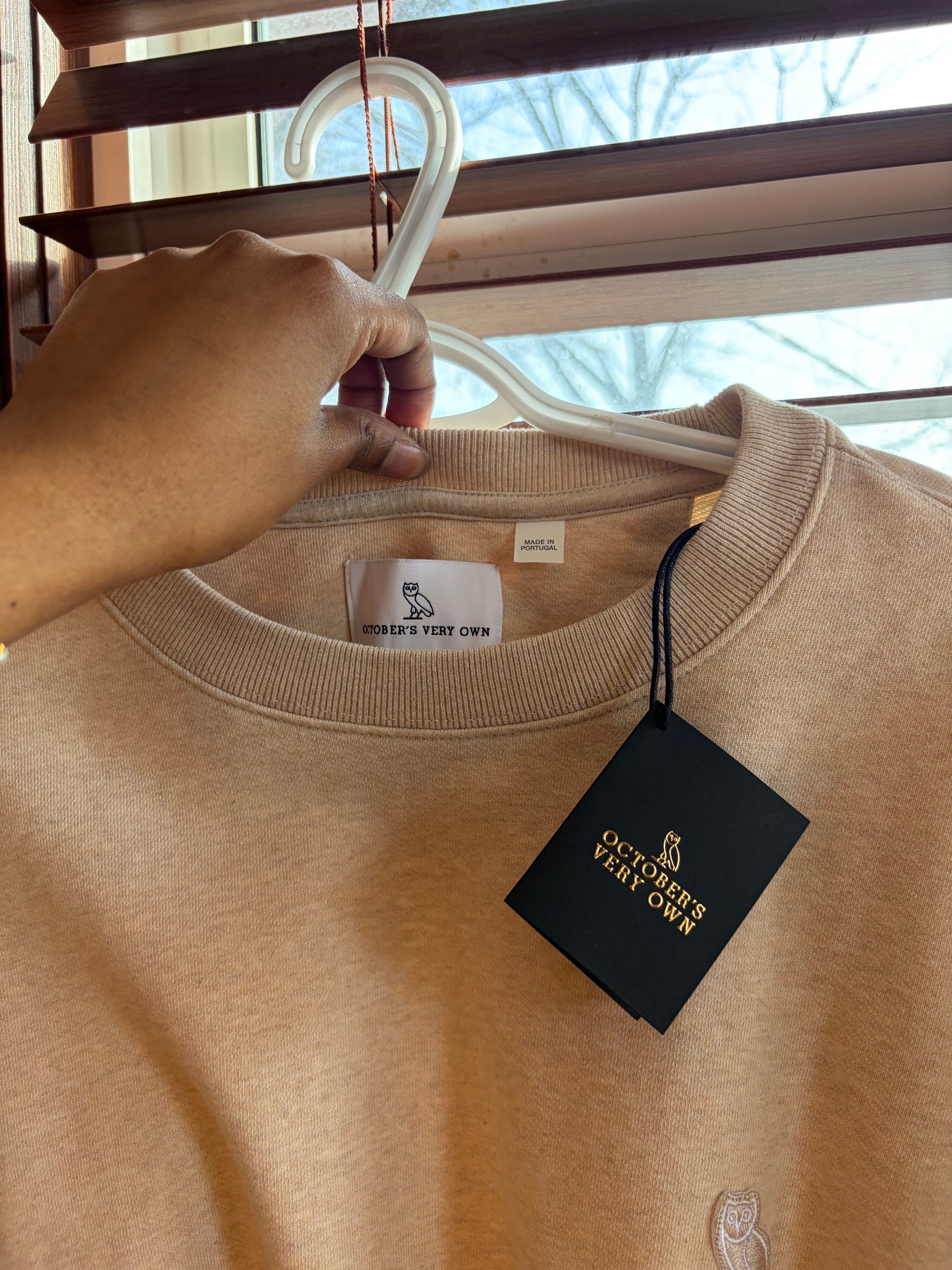 OVO Crewneck Sweatshirt - Beige - Large - photo 3