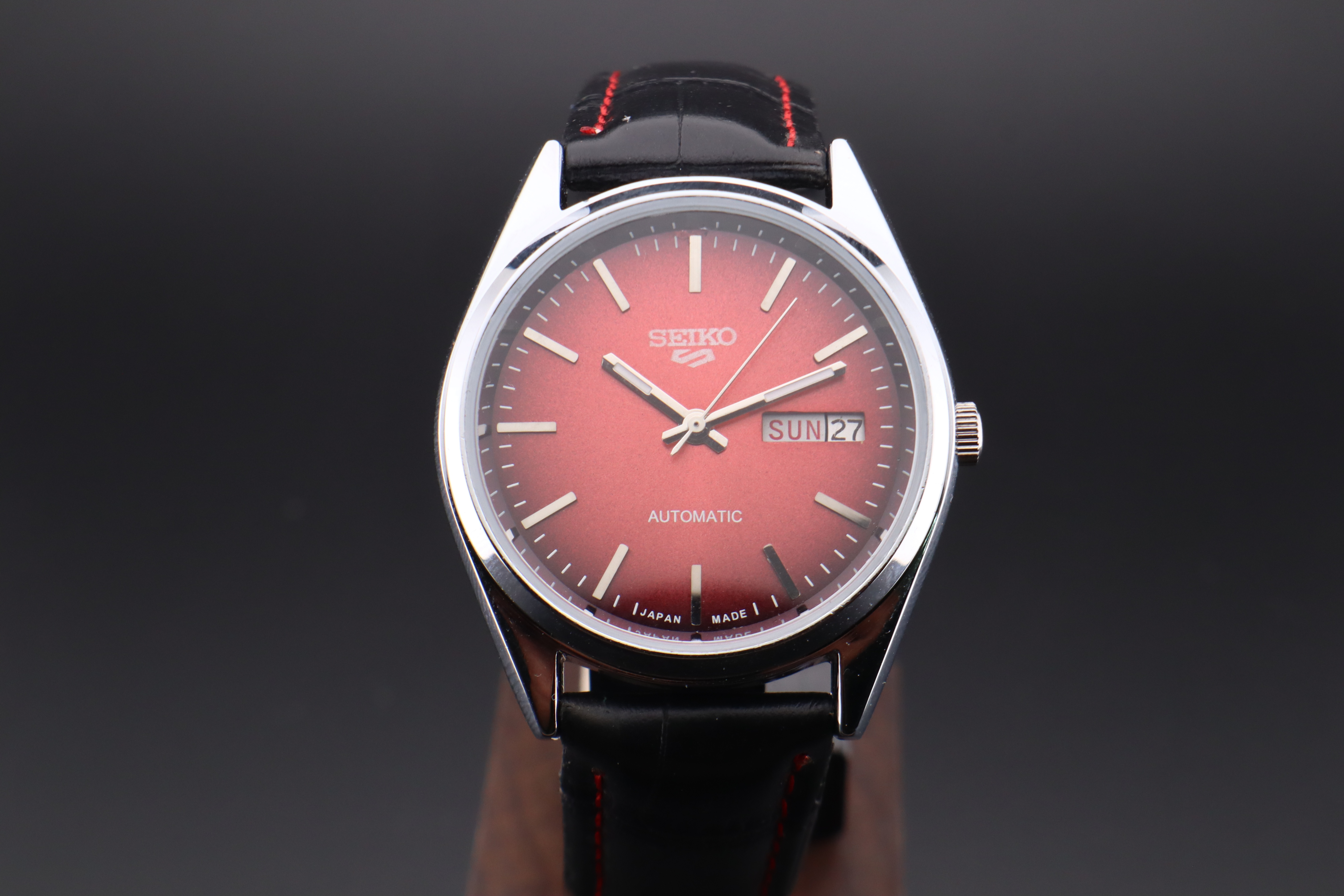Vintage Seiko 5 Automatic 6309A Men's  Watch D&D- Japan Made - photo 2