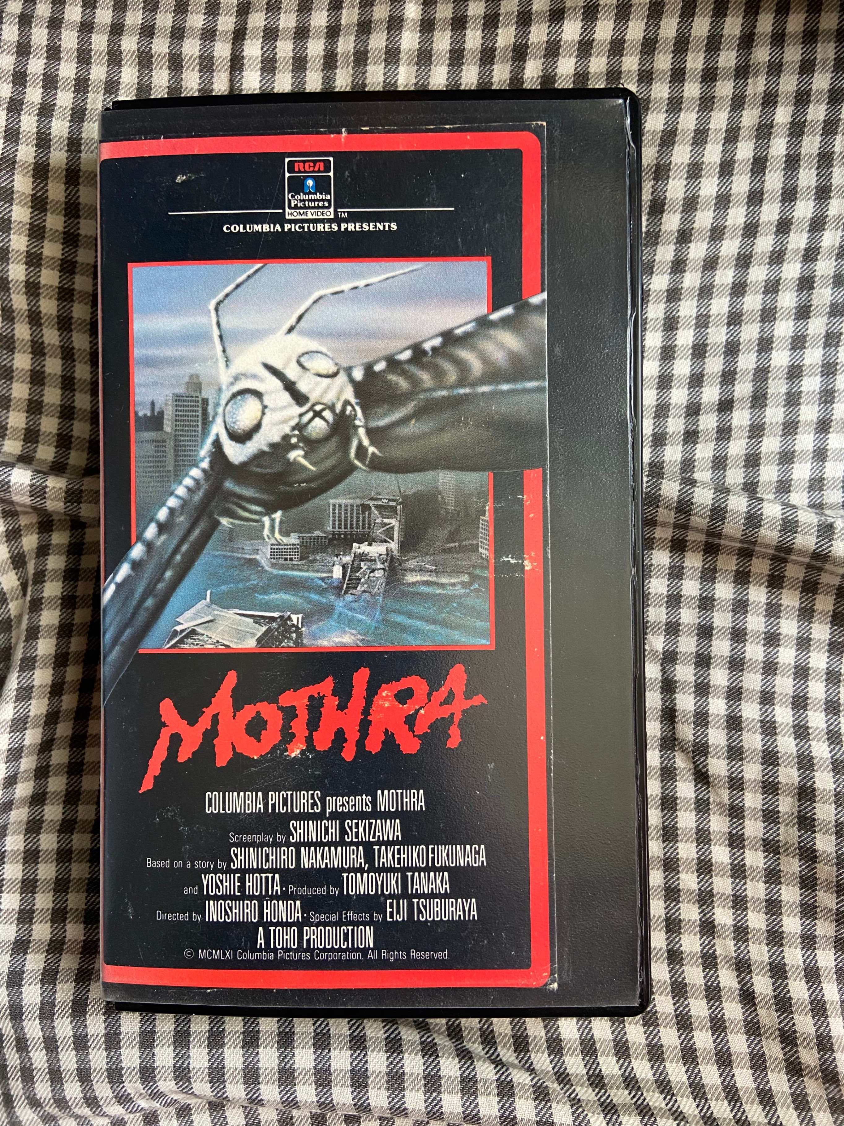 Mothra on VHS