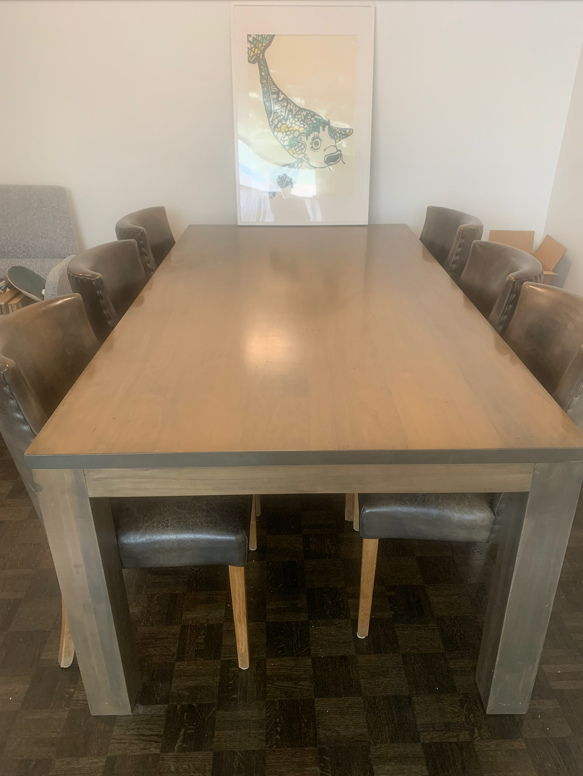 Moving Sale: Driftwood Dining Room Table - photo 2
