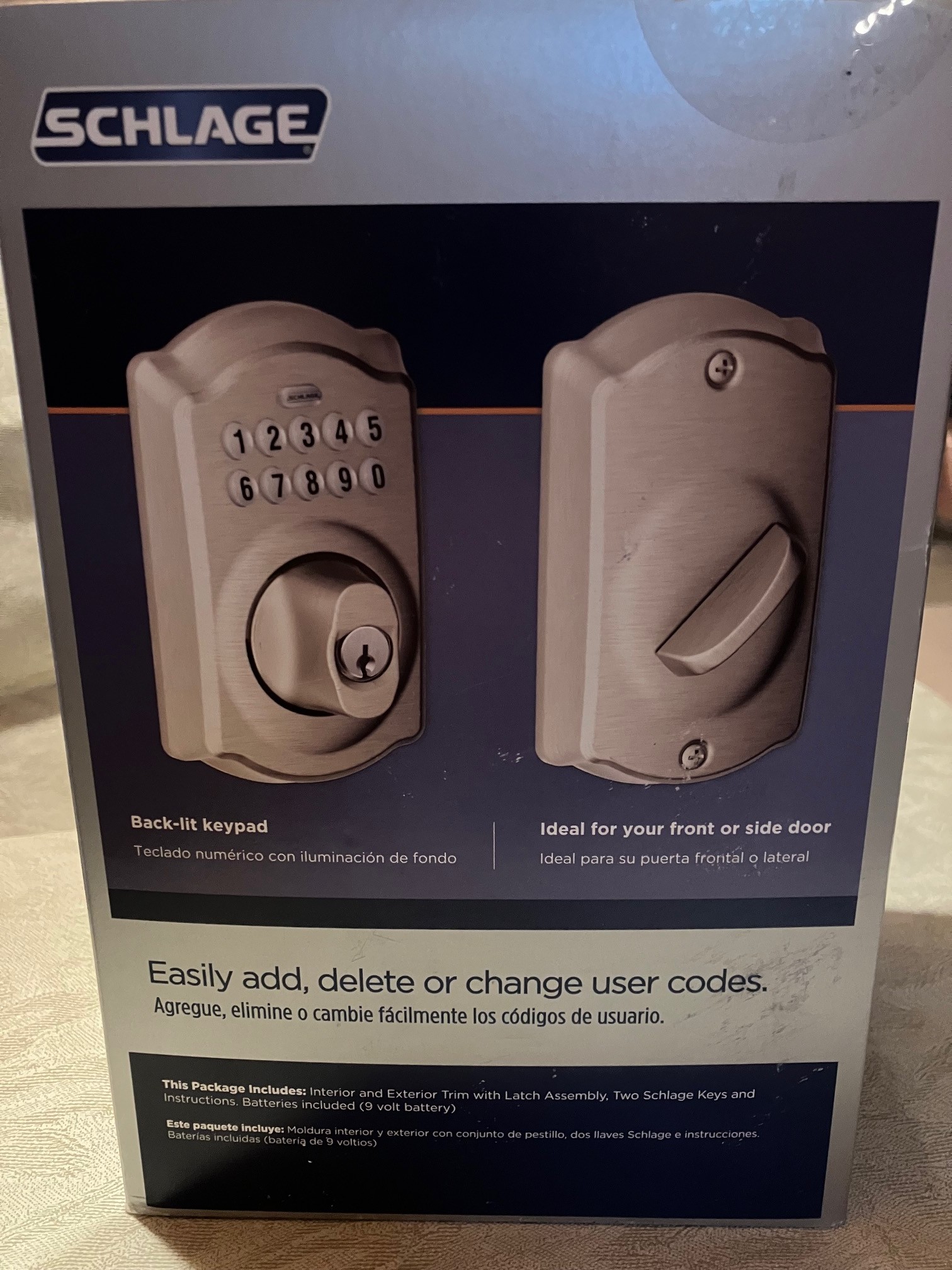 Schlage Keypad Deadbolt - NEW