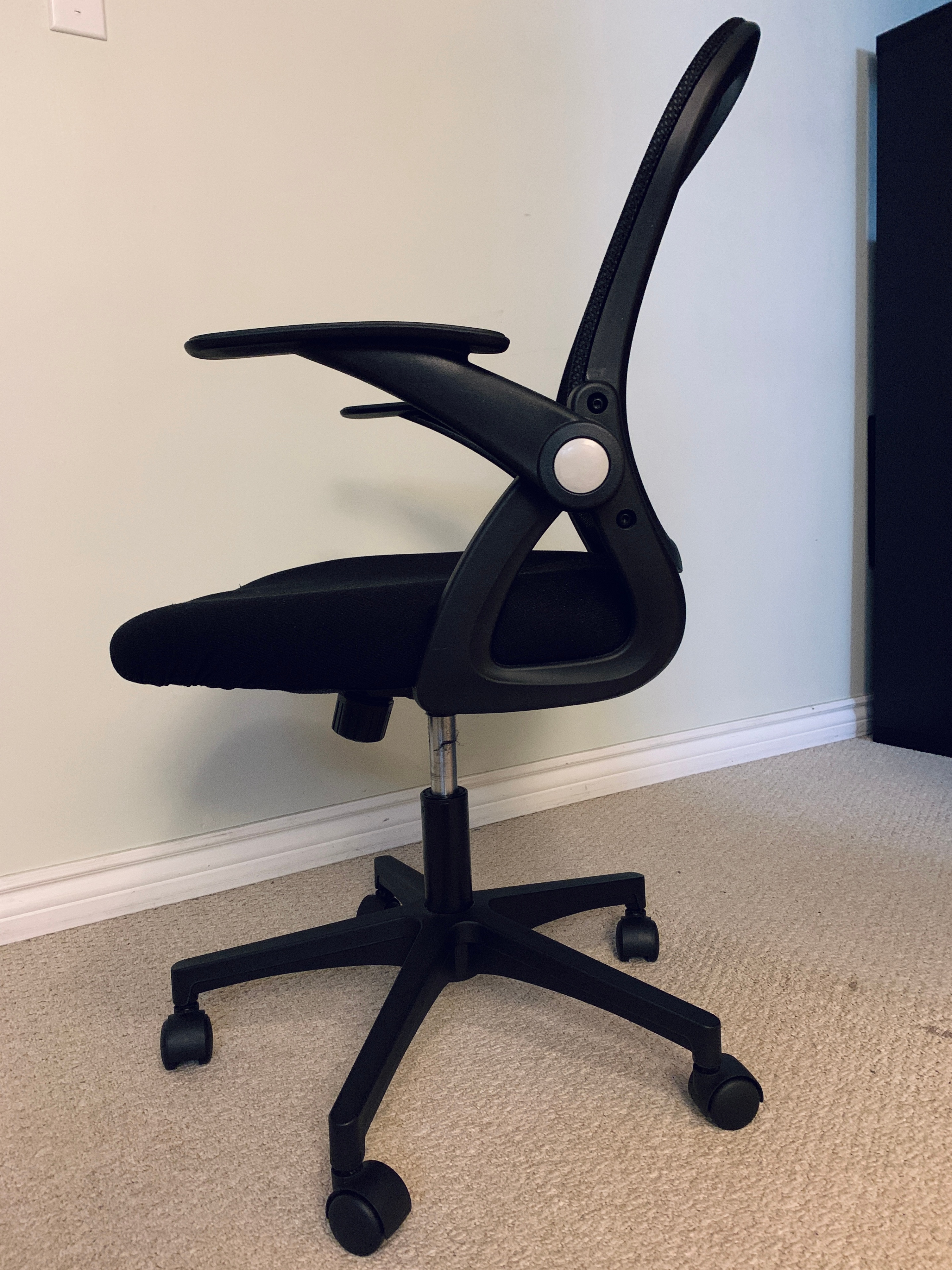 Ergonomic Mid Back Office Chair 300 LBS Capacity Mesh, Swivel