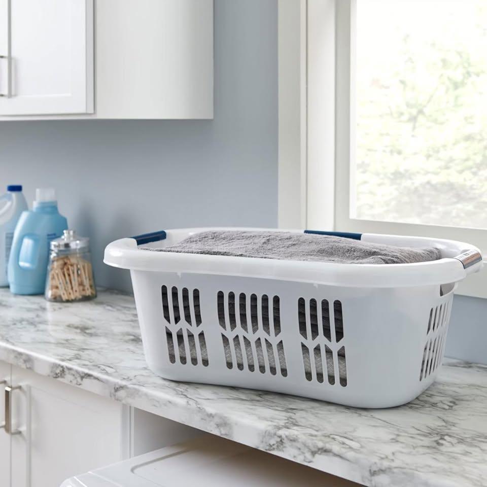 Laundry Basket – 90L XL, White - photo 2