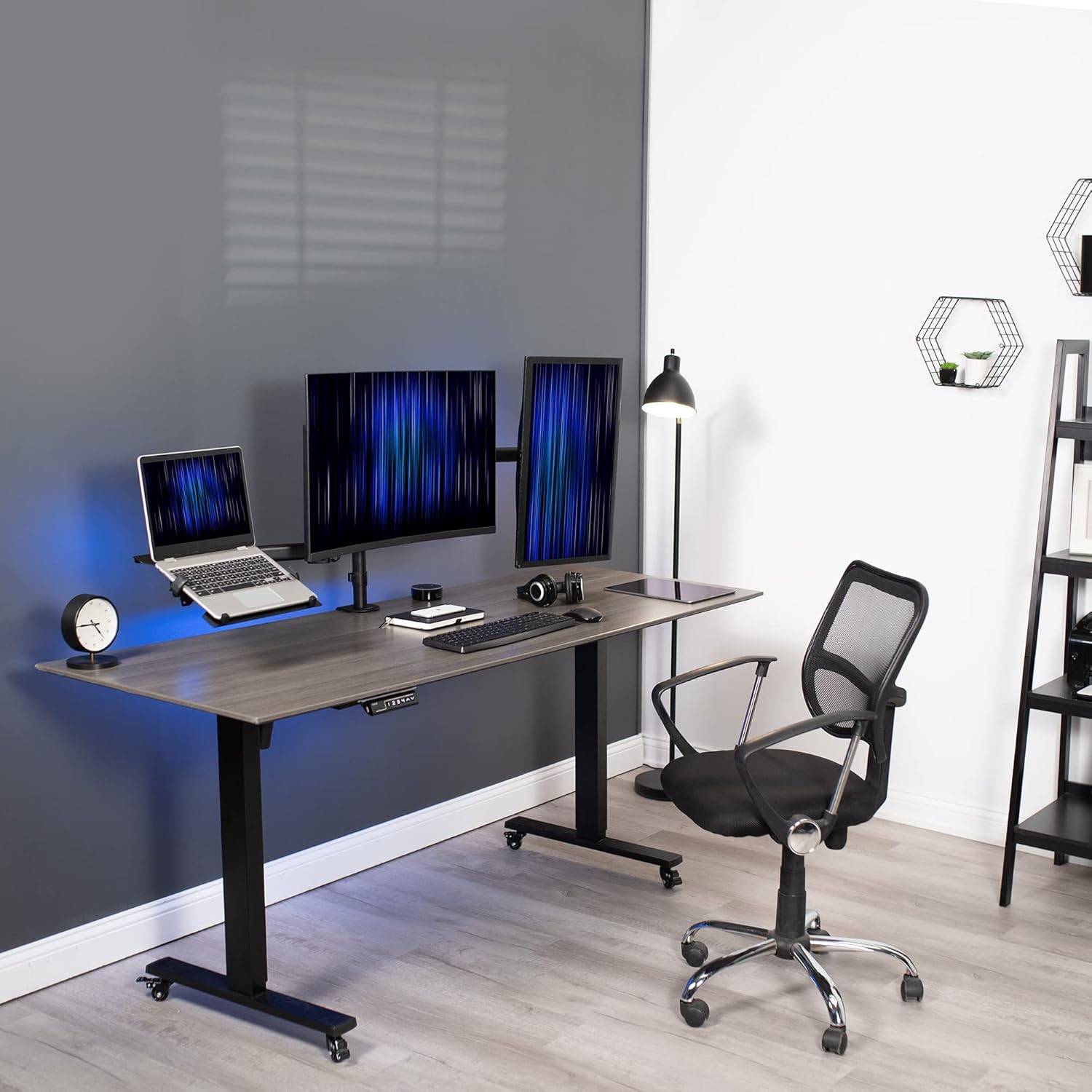 New  VIVO Dual Monitor + Laptop Adjustable DeskMount - photo 4