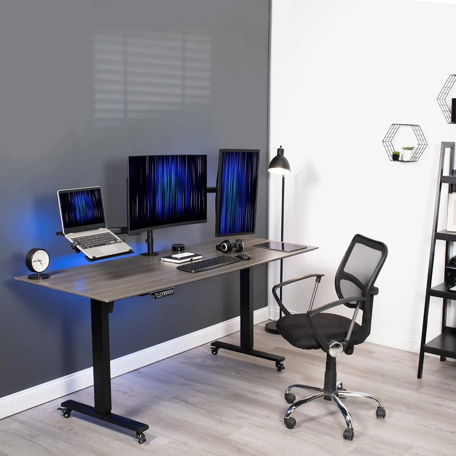 New  VIVO Dual Monitor + Laptop Adjustable DeskMount - photo 4