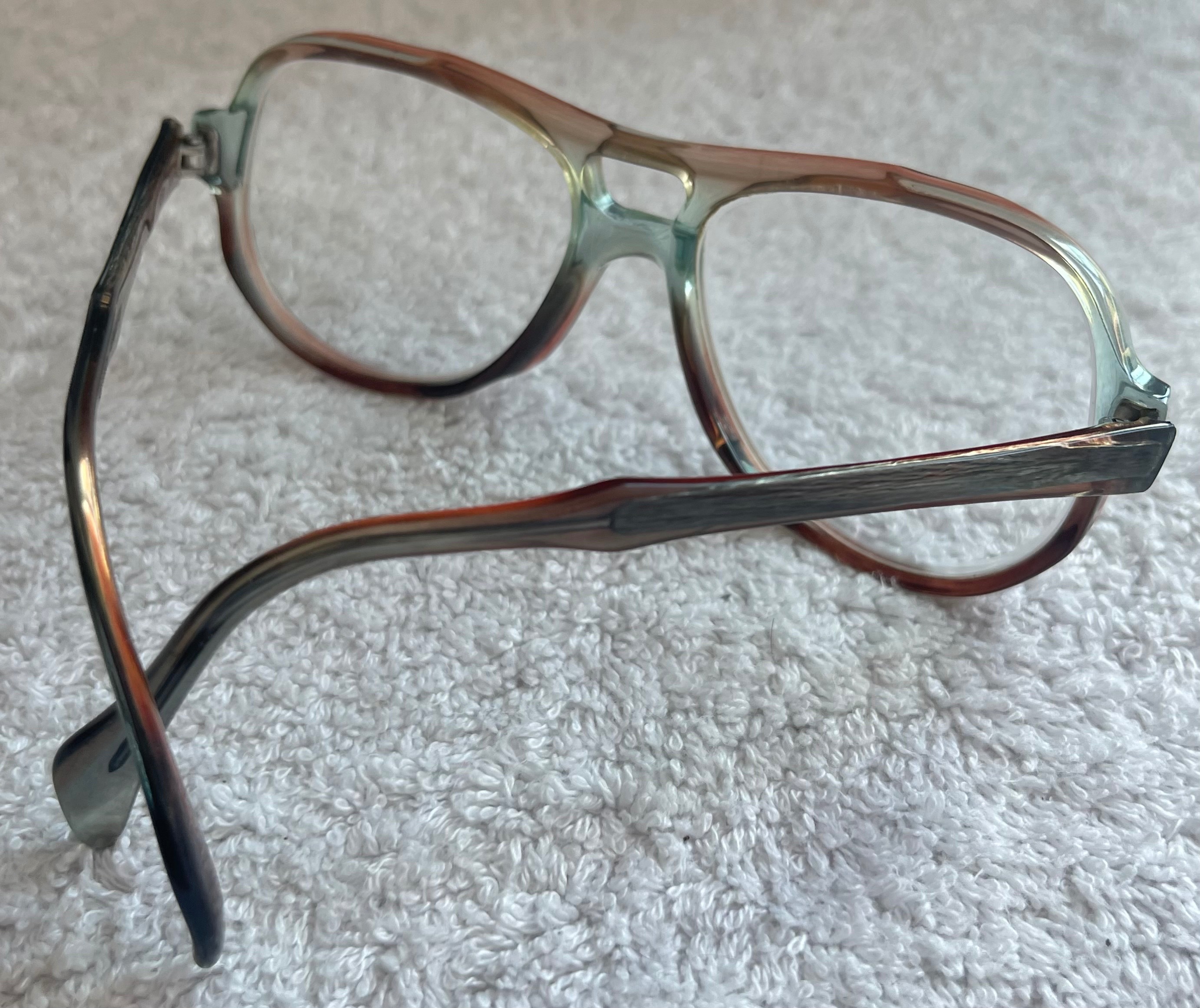 Vintage German Optyl Mint & Copper Aviators (Metzler) - photo 3