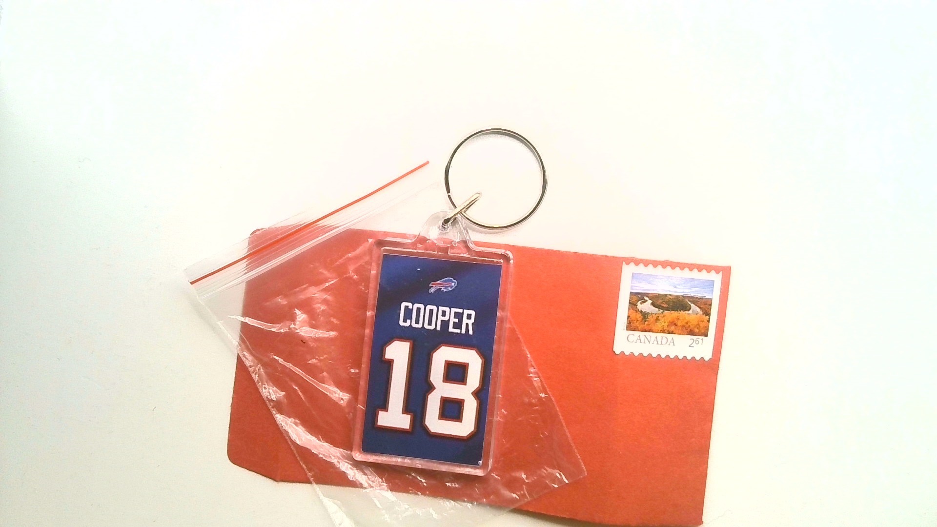 COOPER ( JERSEY KEY CHAIN )FREE SHIPPING
