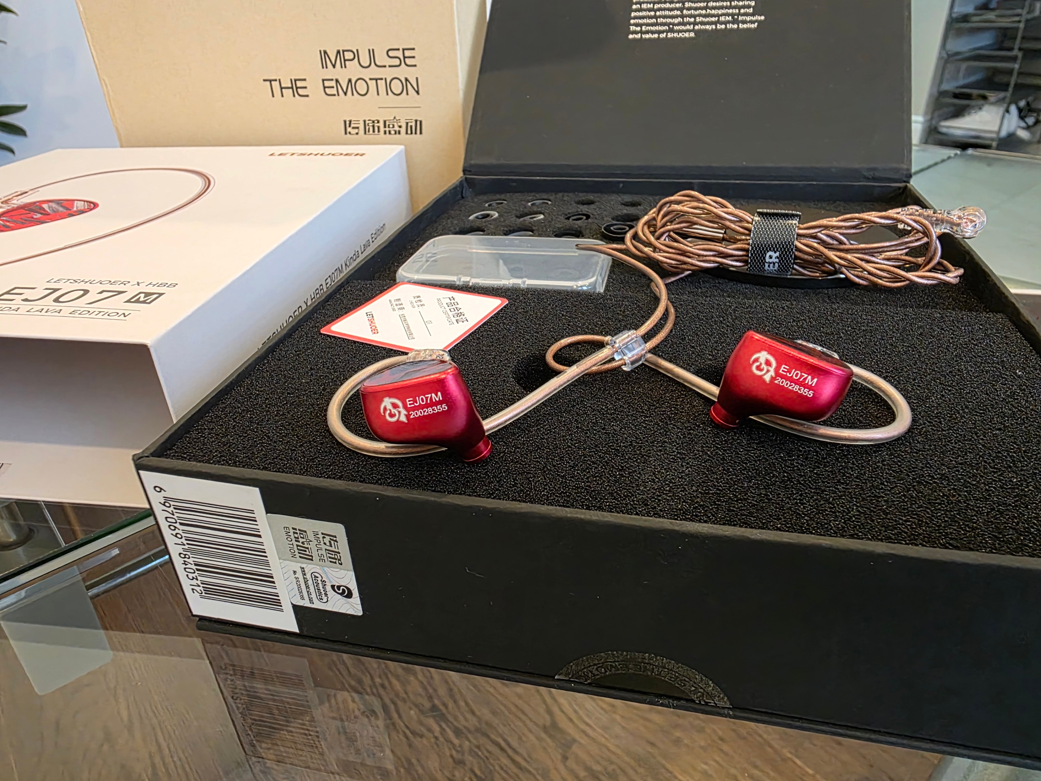 Shuoer EJ07M Kinda Lava IEMs – Perfect condition - photo 4
