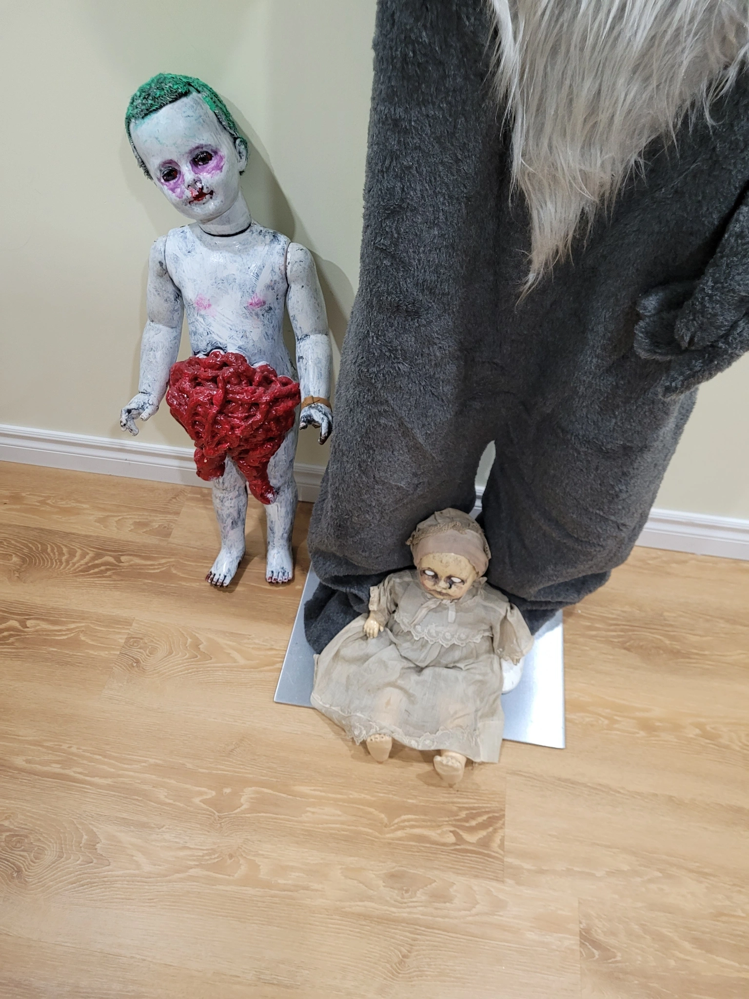 Halloween - One-of-a-kind Zombie Child Art Piece - photo 2