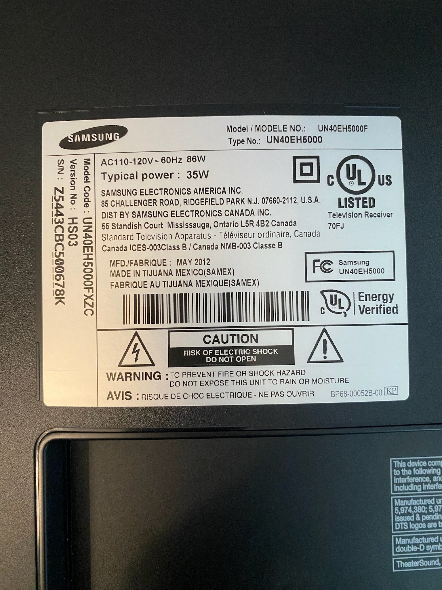 Samsung 40” LED TV + Apple TV Bundle — 1080p HD - photo 3