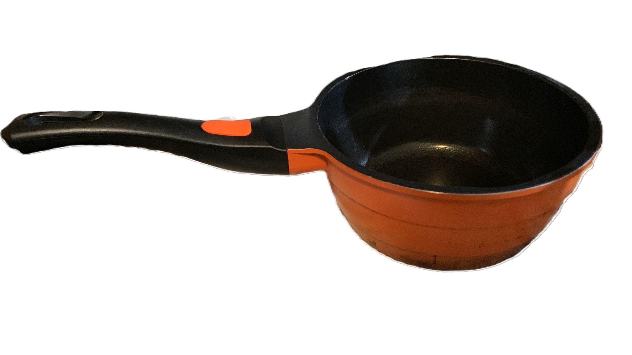 Fissman Orange Non-Stick Saucepan 1.5 Liters Made in Korea - photo 2