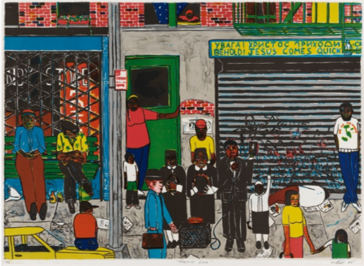 Willie Birсh Promised Land Original LIthograph