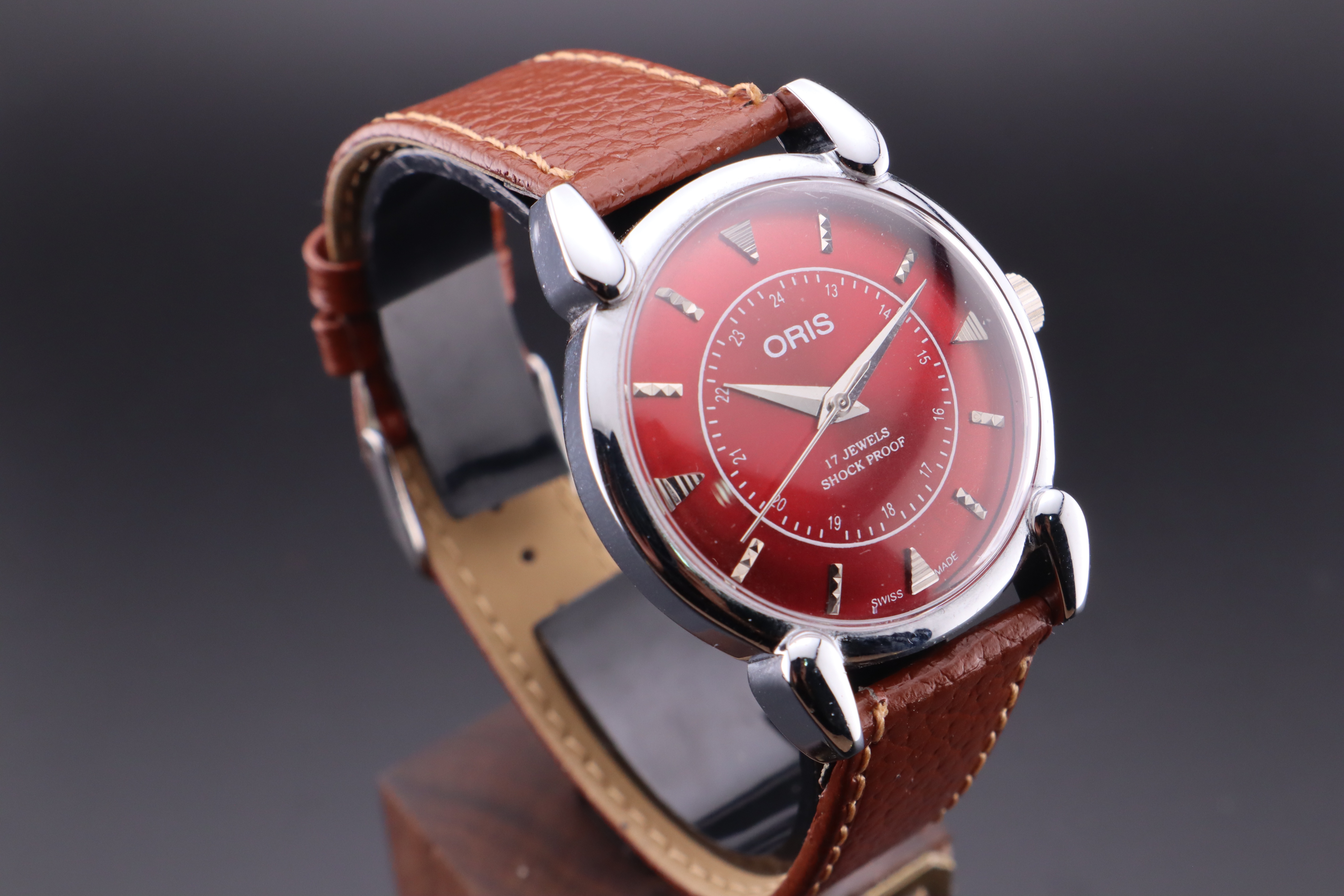 Vintage Oris Swiss ST-96 Hand Wind Mechanical Men's Watch