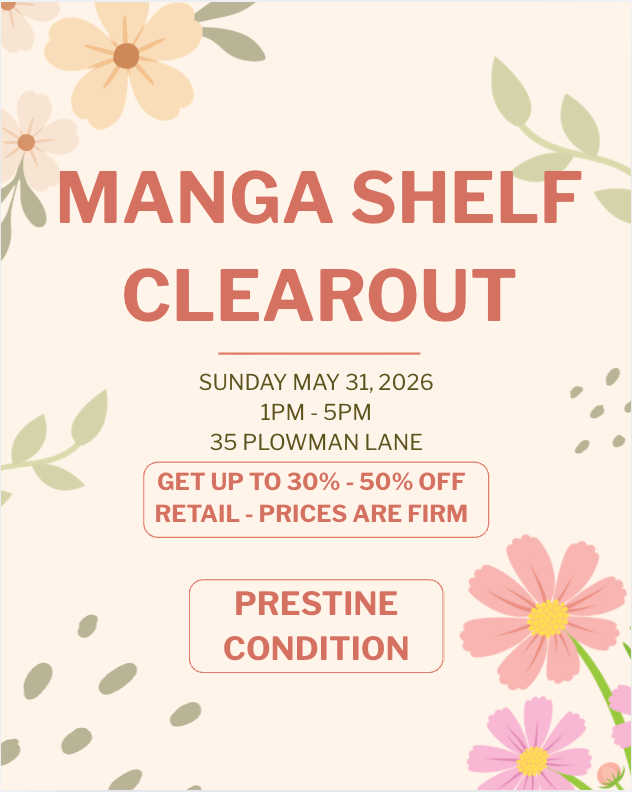 MANGA SHELF CLEAROUT!!!