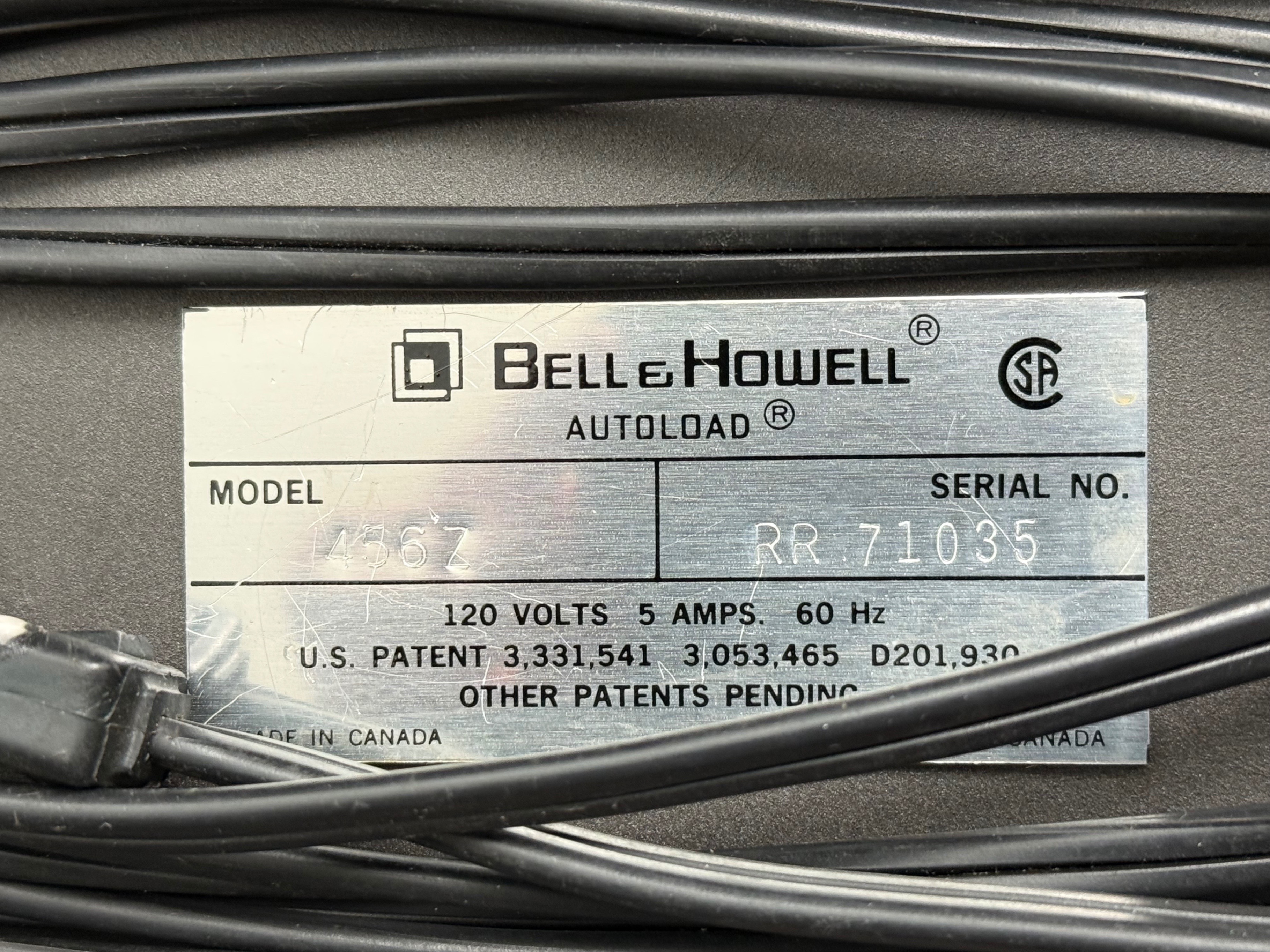 Bell & Howell Dual 8 Home Movie Projector - photo 5