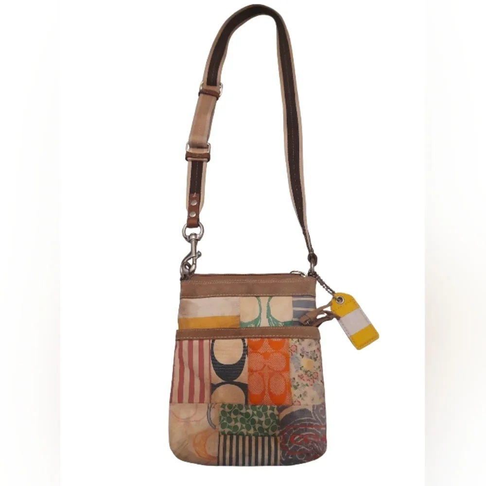 Coach Patch work Multi-Color Crossbody Bag
