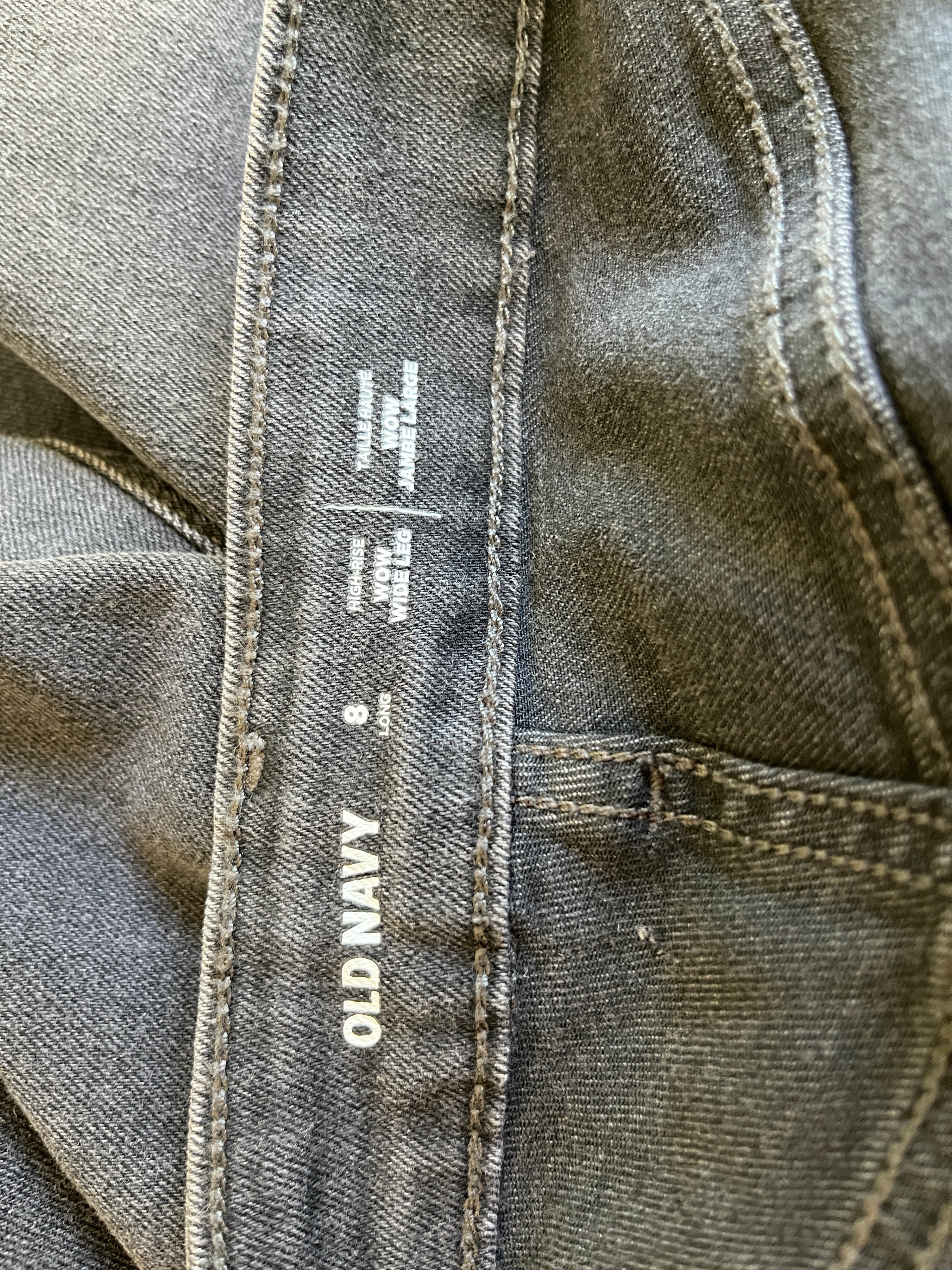 Old Navy Wide Leg Jeans Size 8 - photo 3