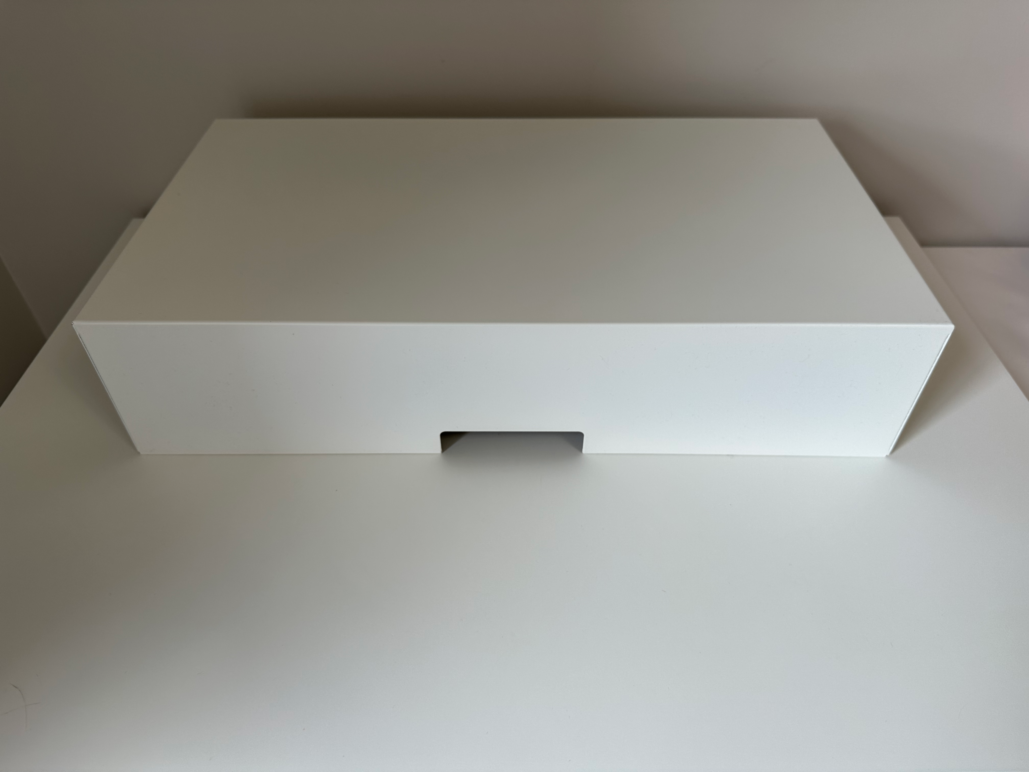 IKEA monitor stand with drawer, white - photo 2