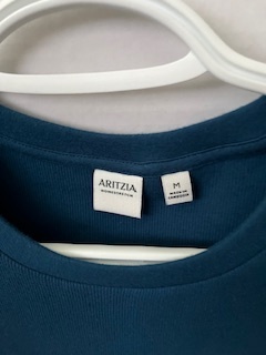 New Aritzia Teal T-Shirt, Medium, TNA HomeStretch - photo 2