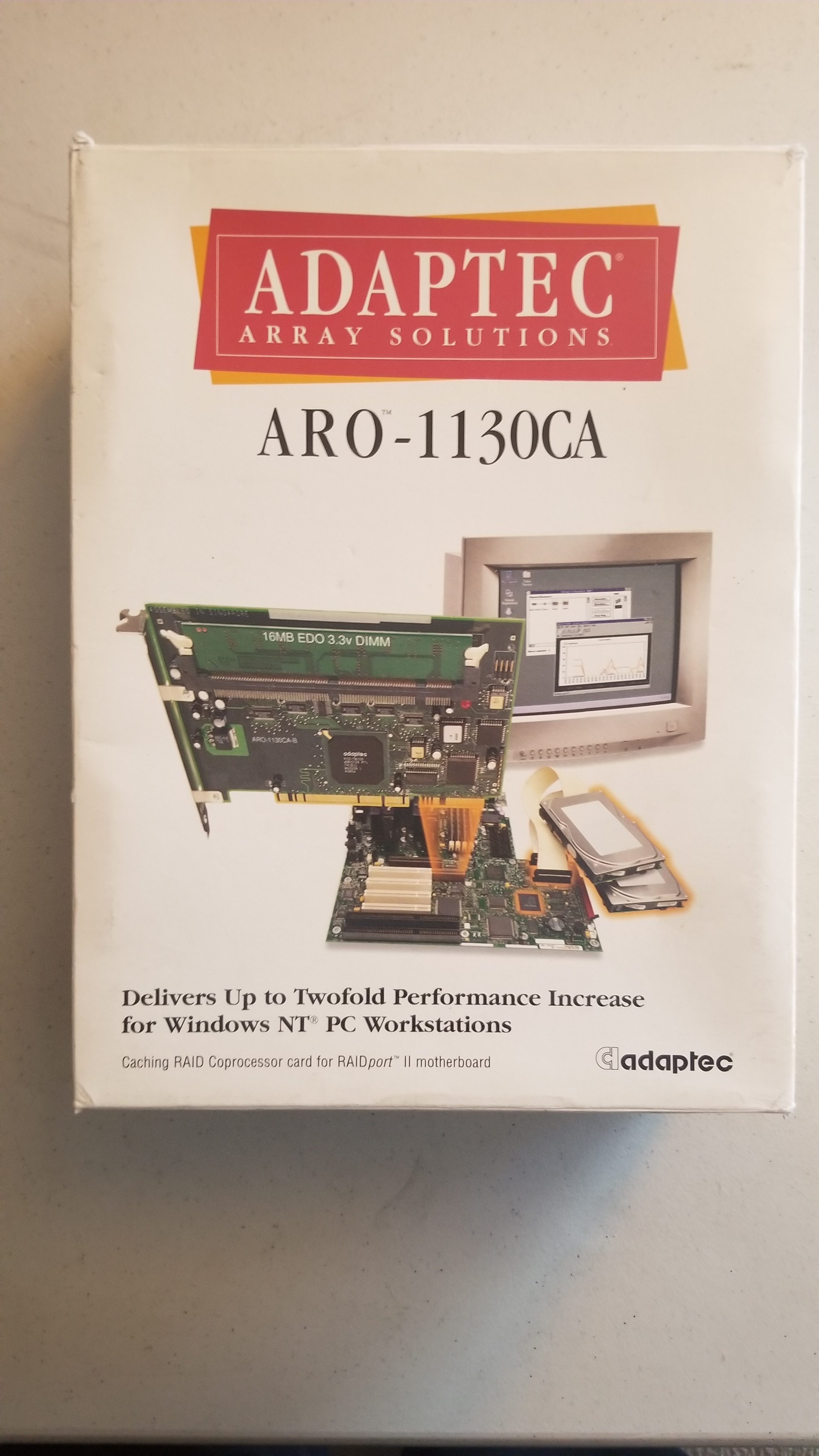 Adaptec ARO-1130CA PCI-RAIDport II Caching RAID Coprocessor Card