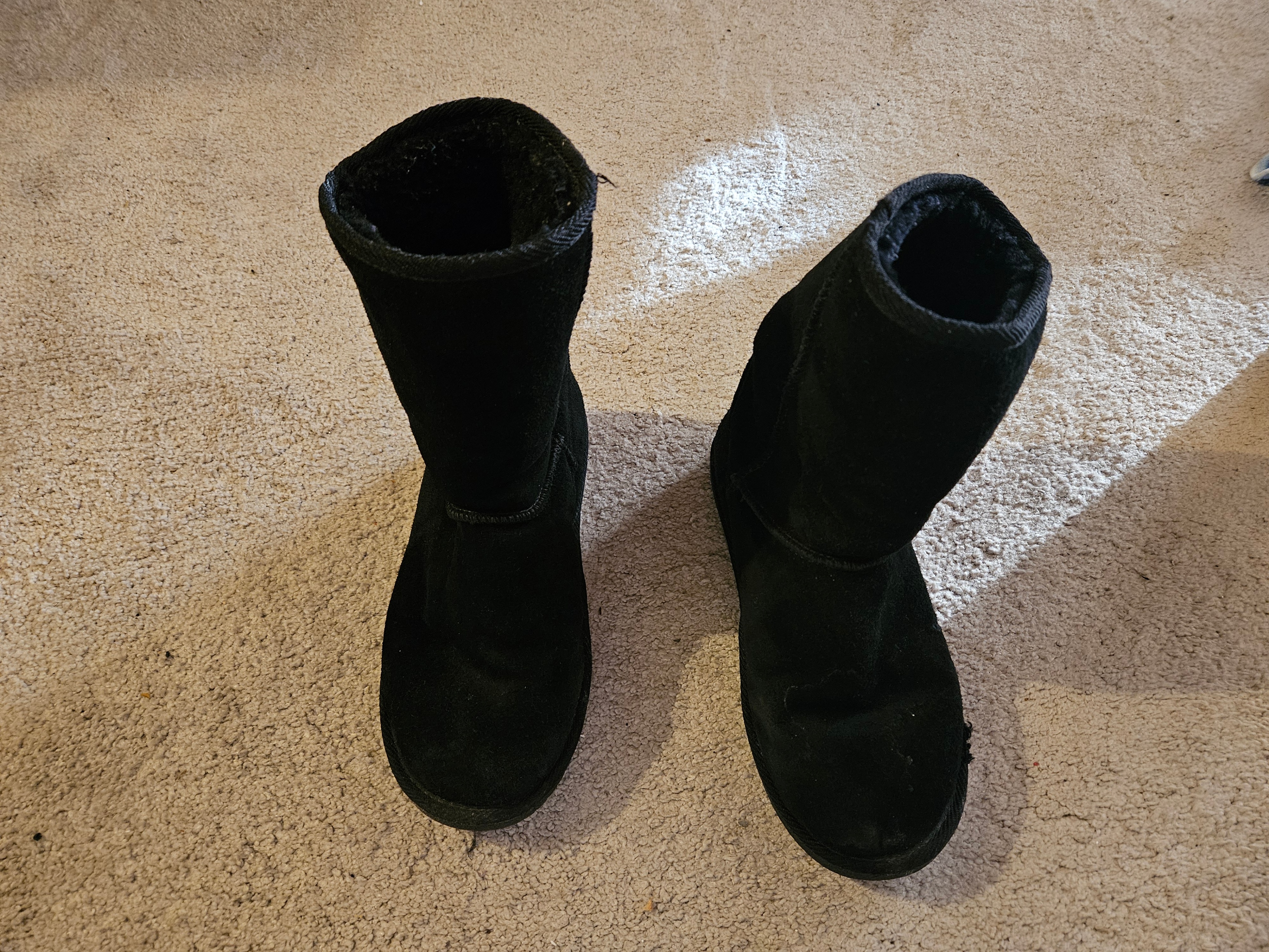 "Left & Right" Women's Wool & Suede Boots, Size 8 US