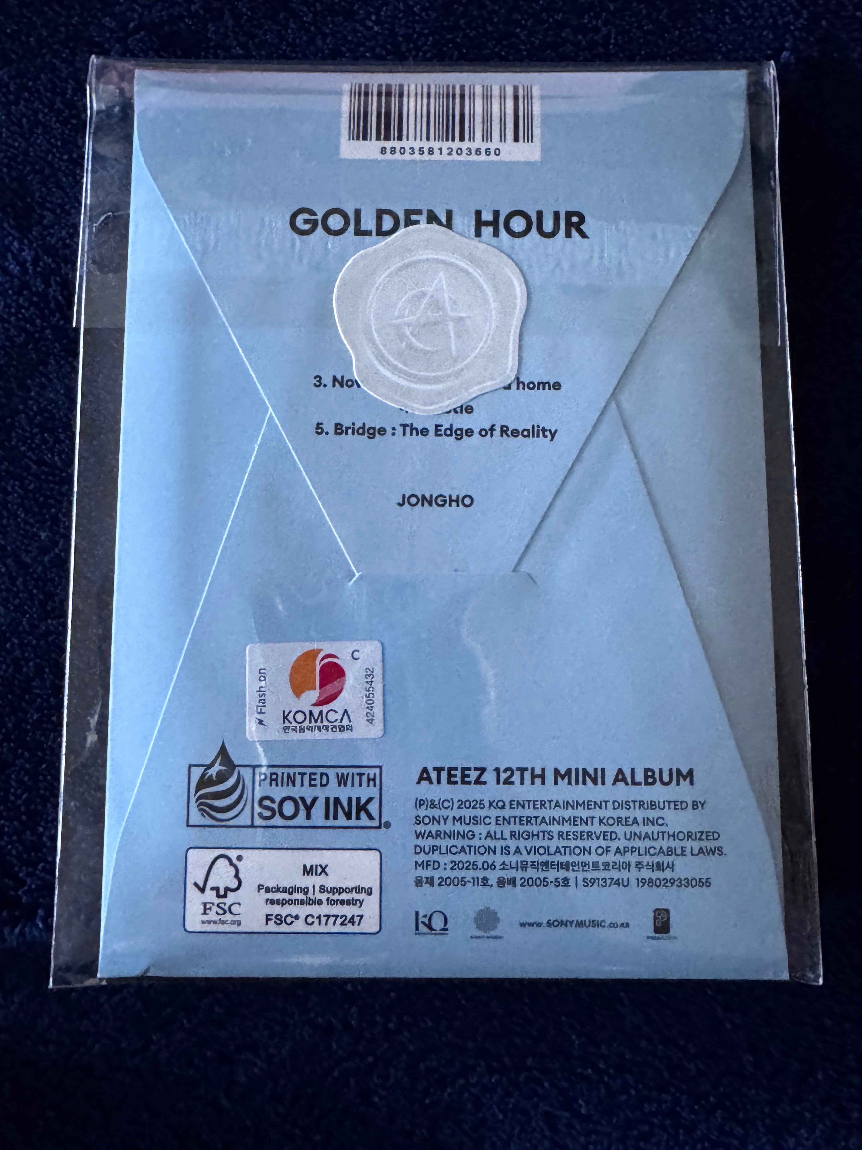 ATEEZ "Golden Hour : Part.3" POCA albums & singles (SEALED) - photo 3