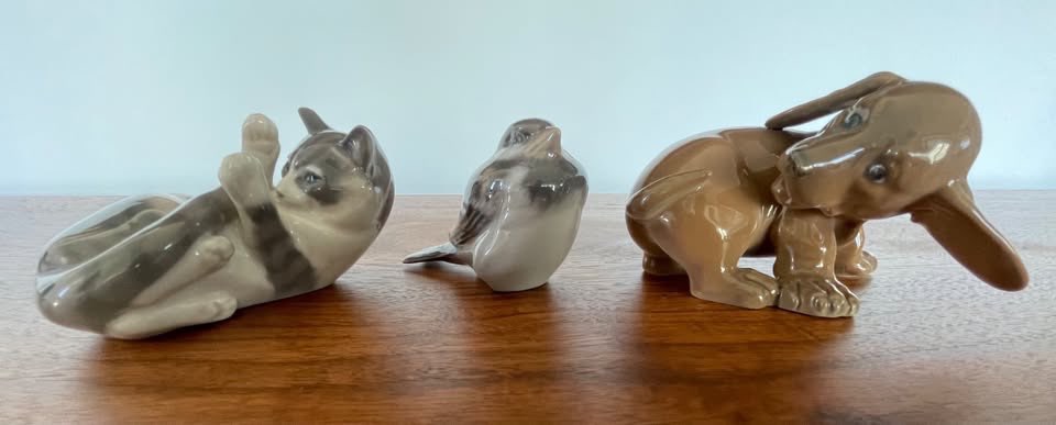 Royal Copenhagen Porcelain Figurines – Vintage Collectibles