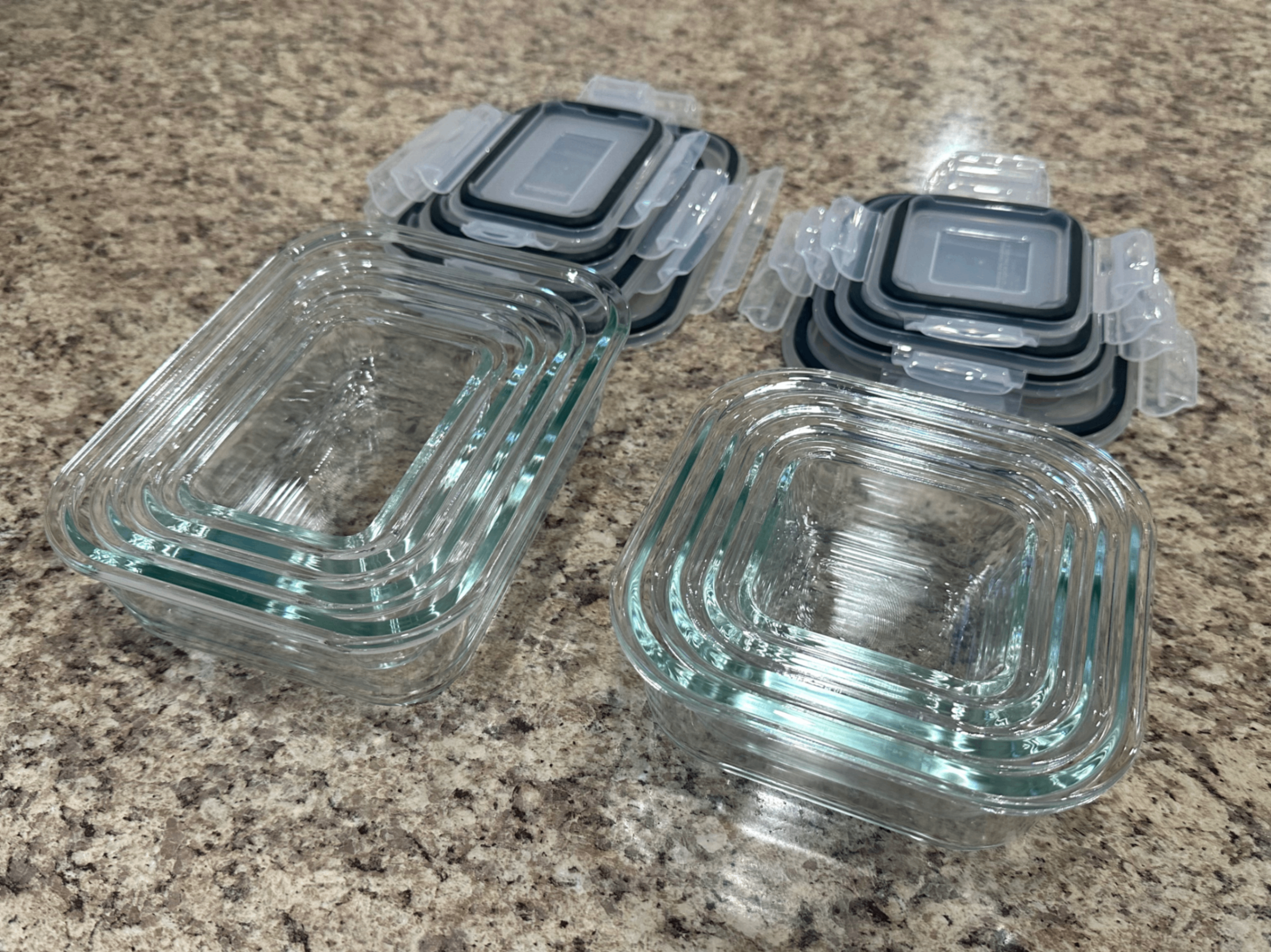 8 Pack Glass Container Food Storage - photo 2