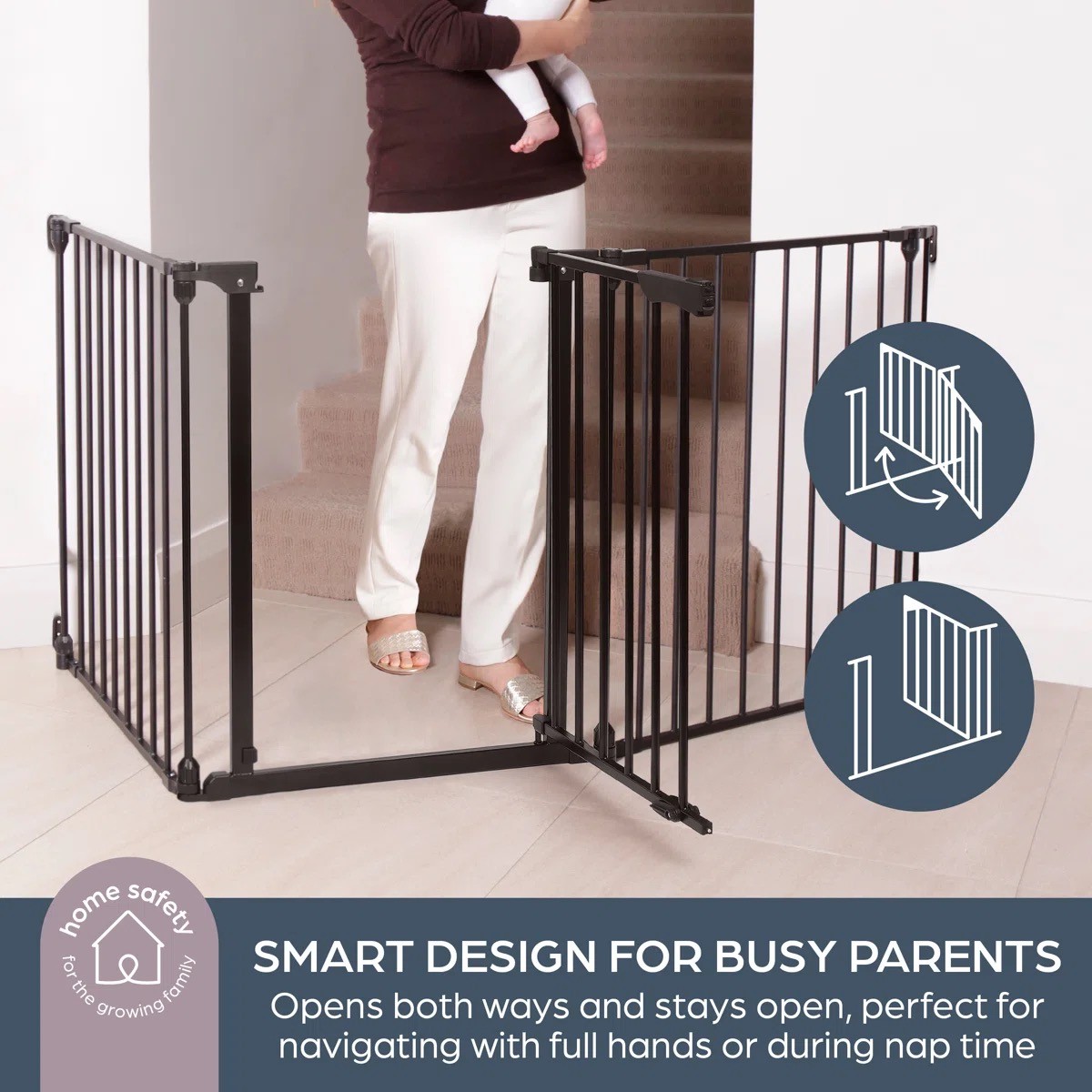 3-panel customizable baby gate (Dreambaby Adapta-Gate) - photo 3