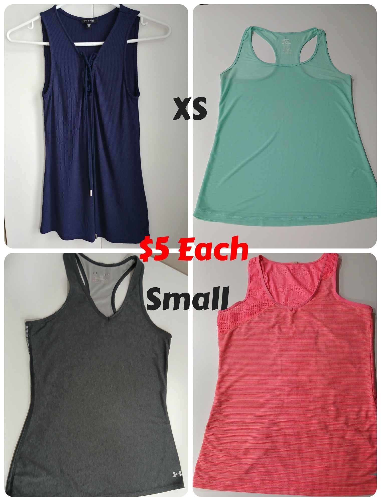 Tank Tops - XS & Small $5 each