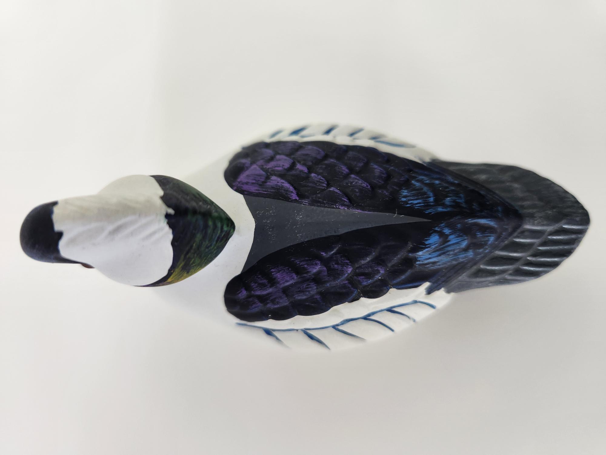 Vintage "Bufflehead" Duck Miniature Decoy Figurine - photo 3