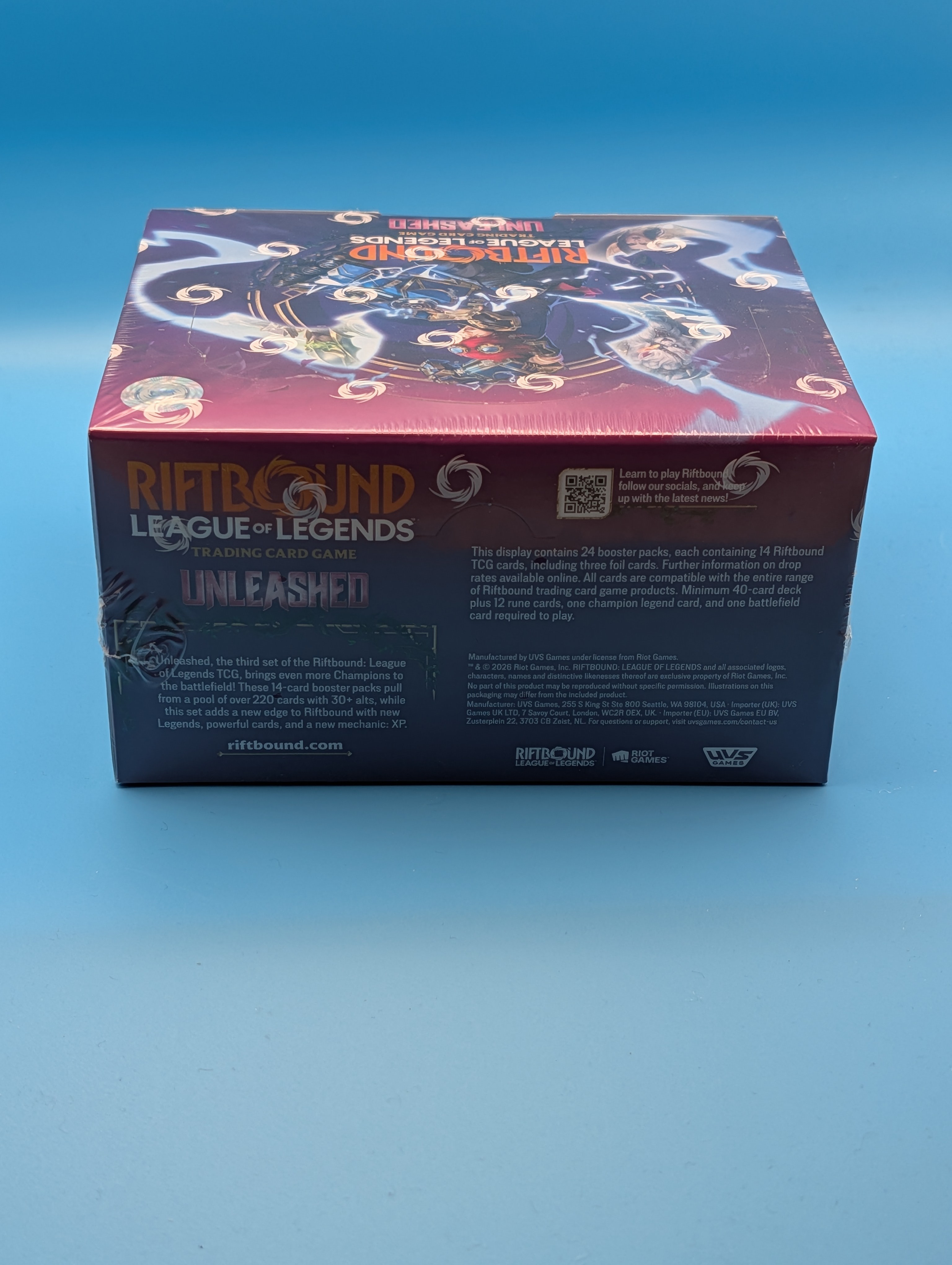 Riftbound League of Legends Unleashed TCG Booster Box - photo 3