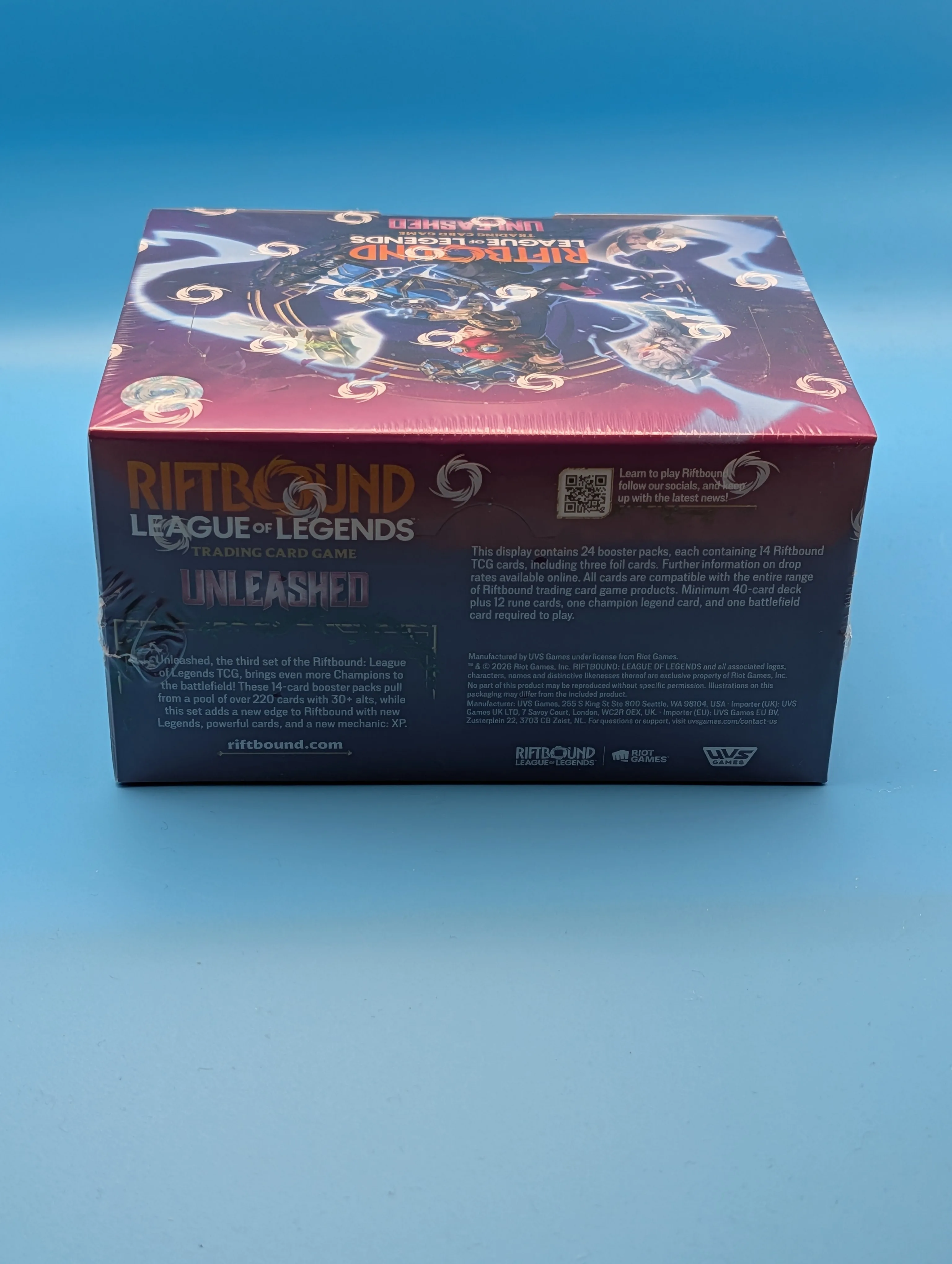 Riftbound League of Legends Unleashed TCG Booster Box - photo 3