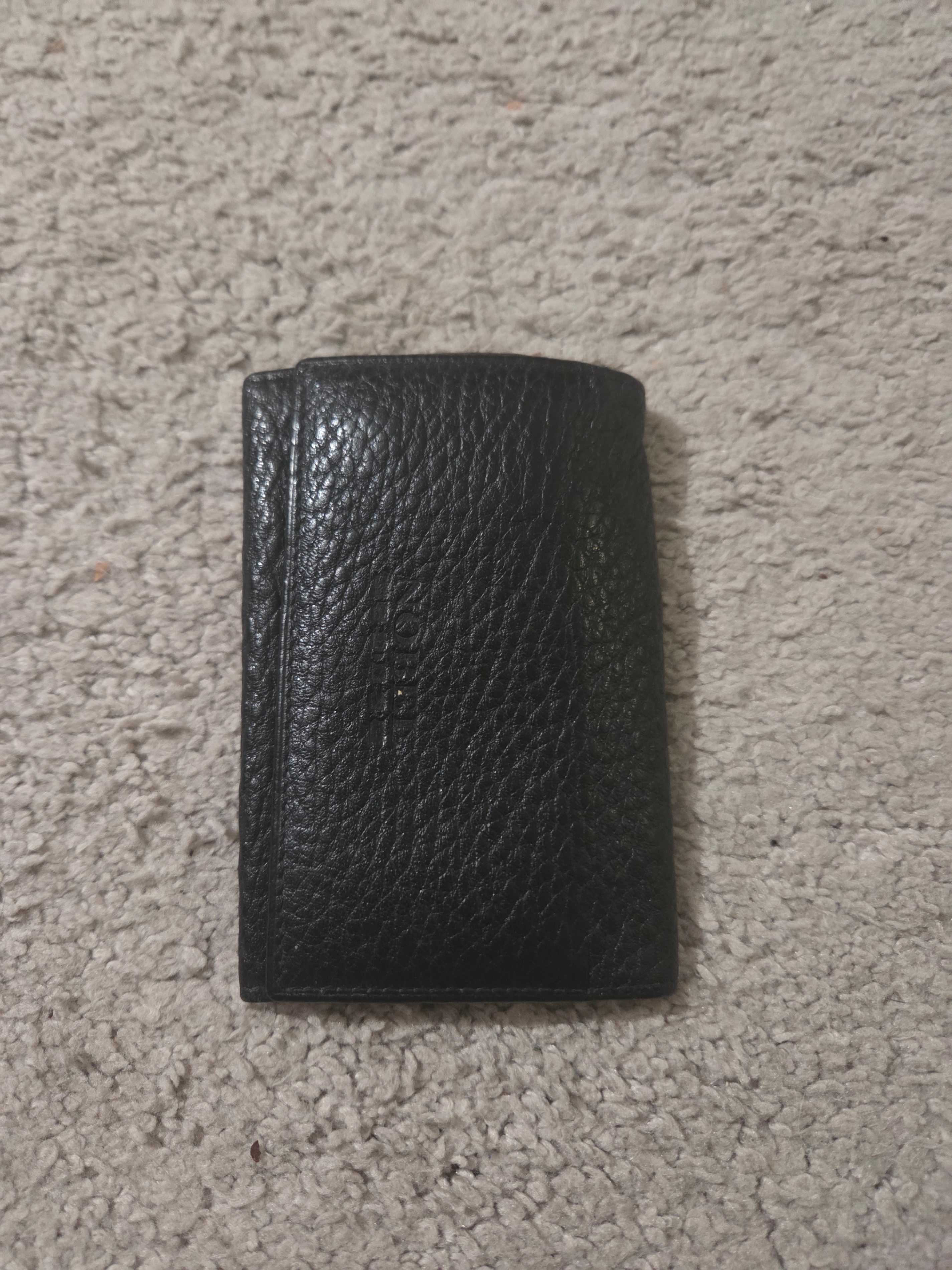 Vintage NOBEL Genuine Leather Key Holder, 6 Hook Pocket Organize - photo 2