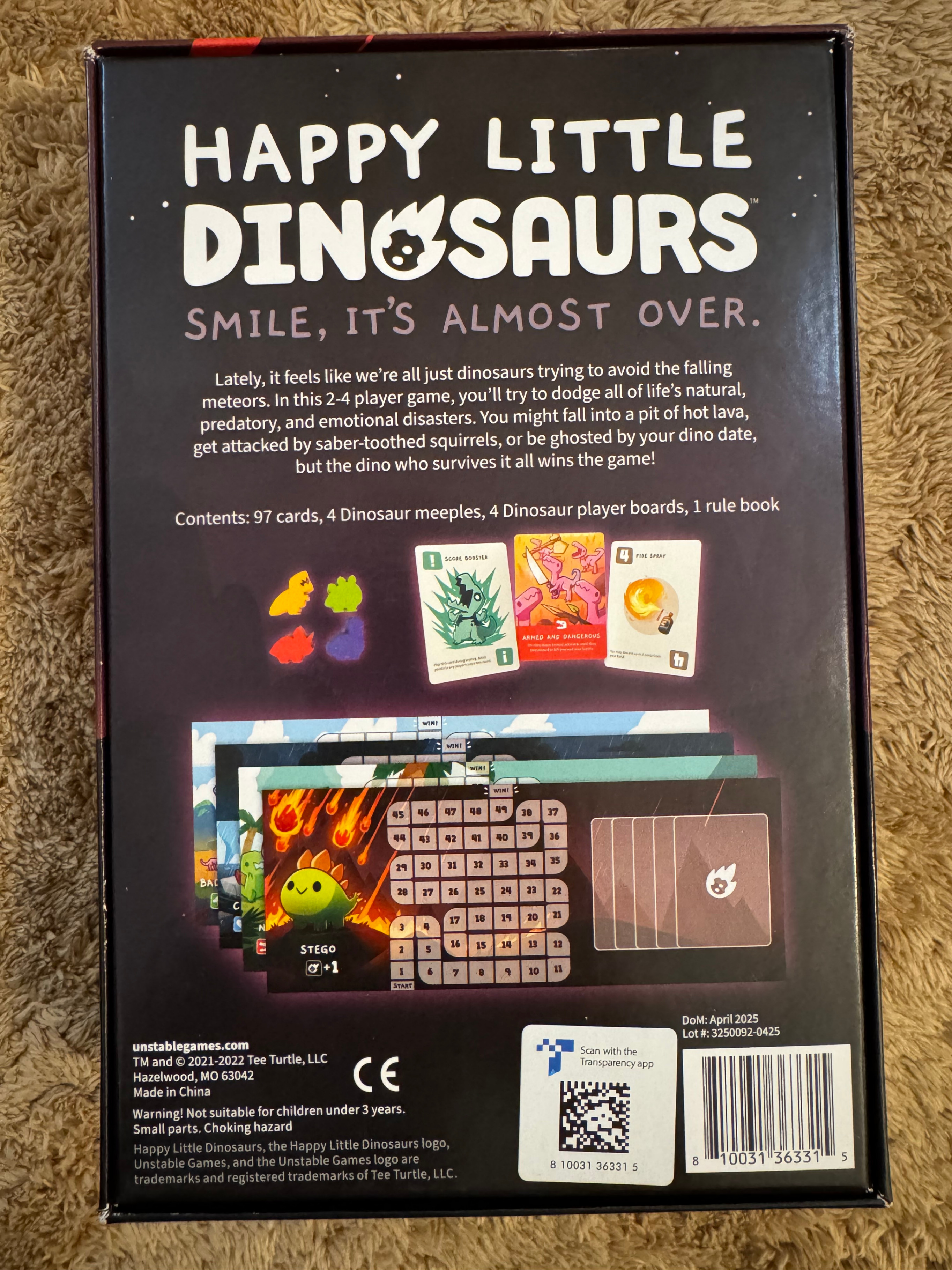 Happy Little Dinosaurs Card Game - photo 2