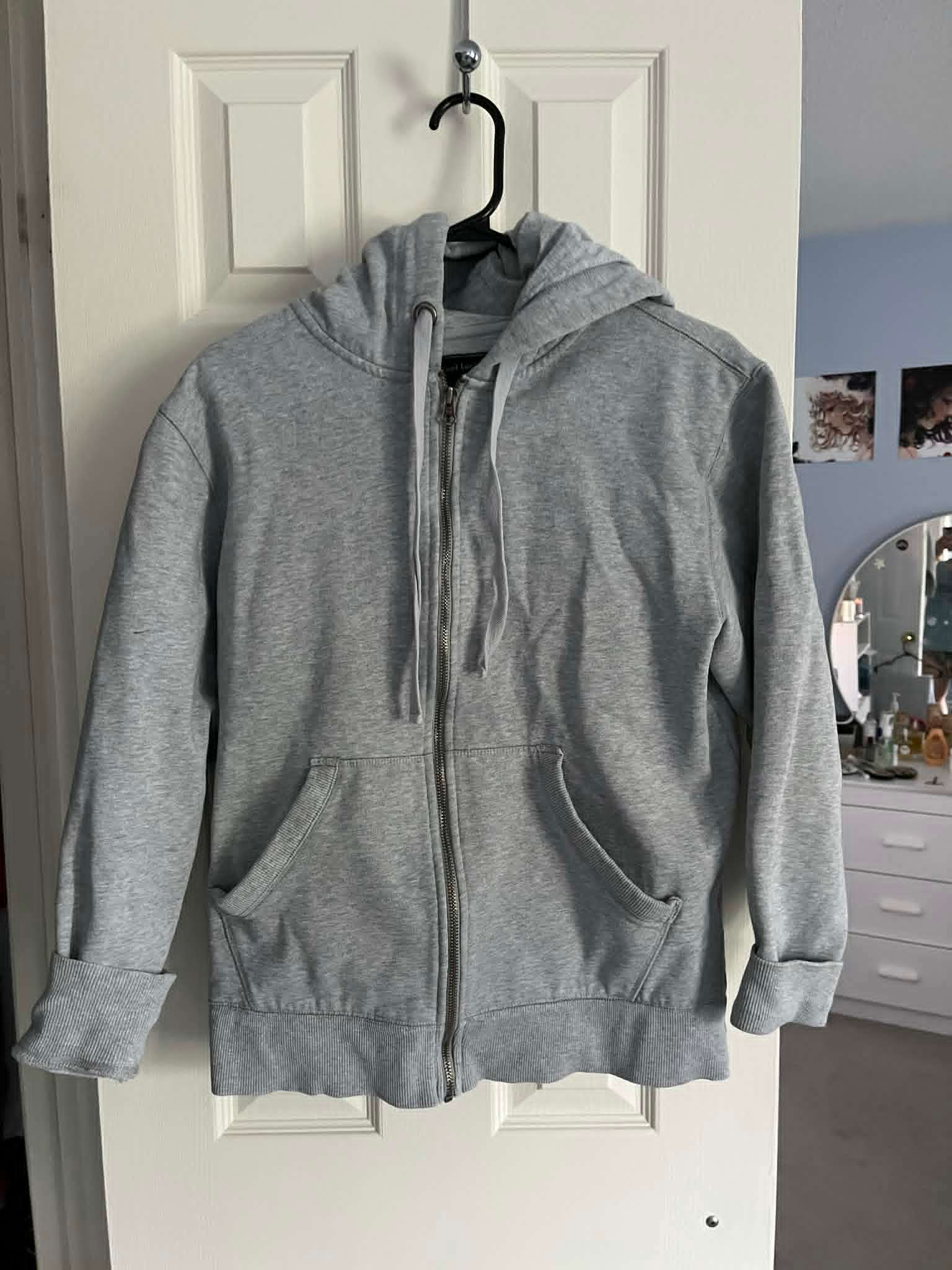 Gray Zipup Hoodie