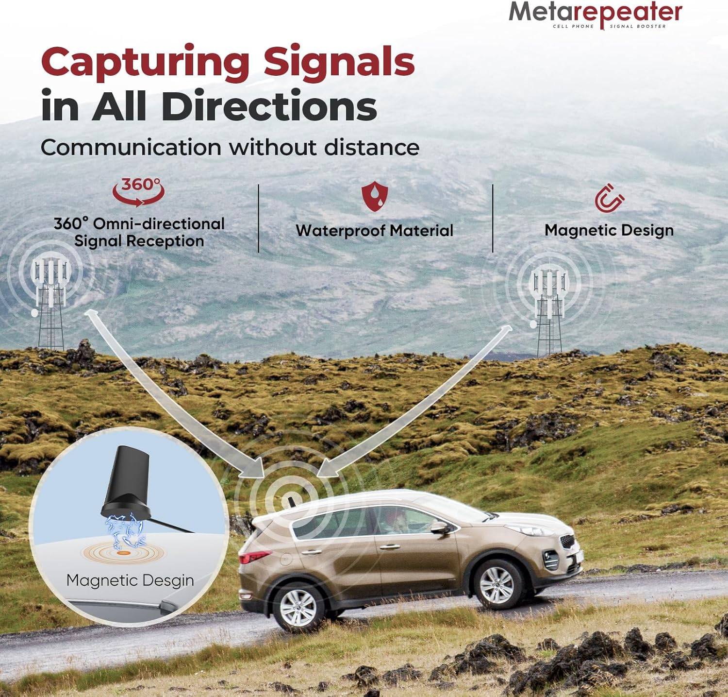 Cell Phone Booster for Car, SUV, Van - photo 3